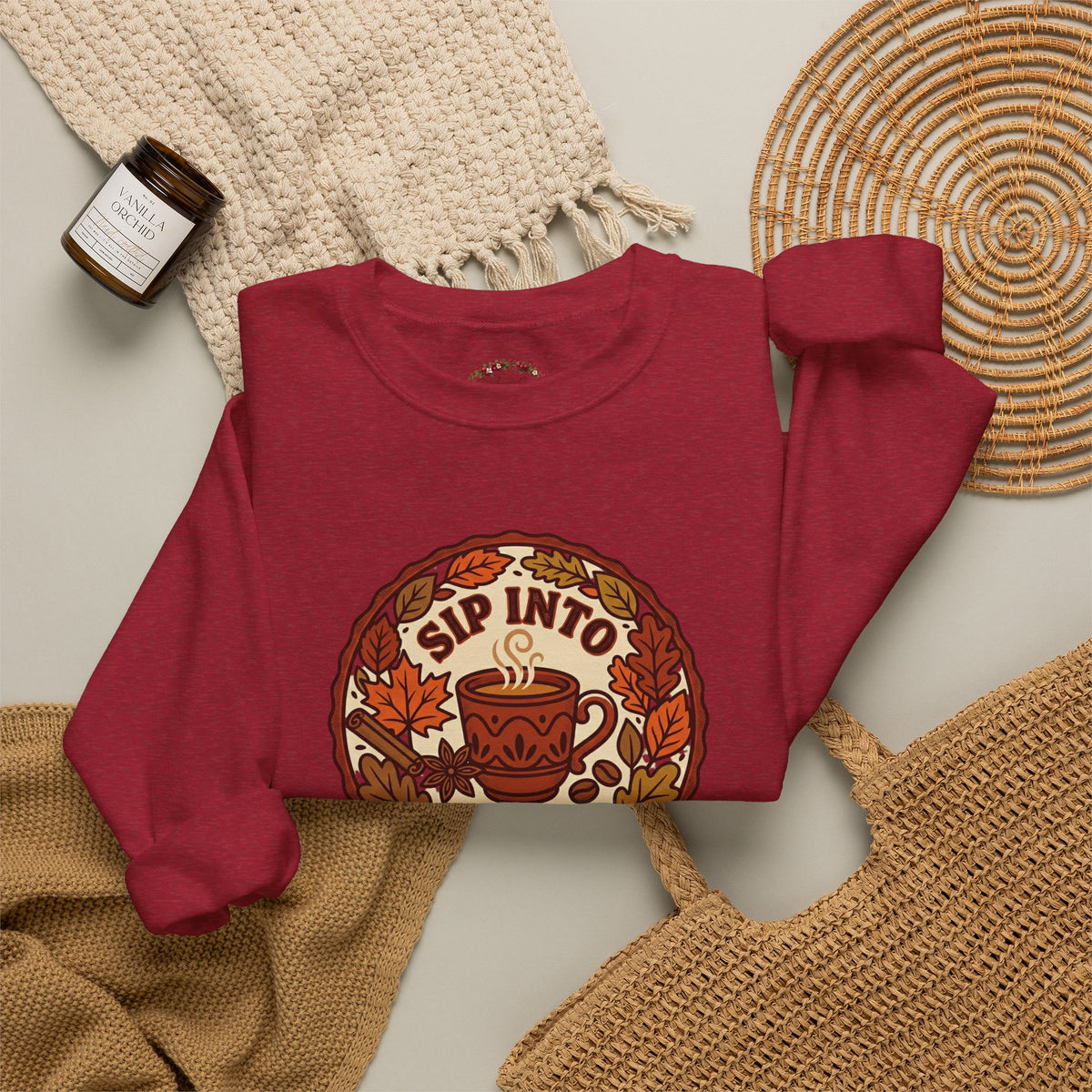 Sip Into Fall Crewneck