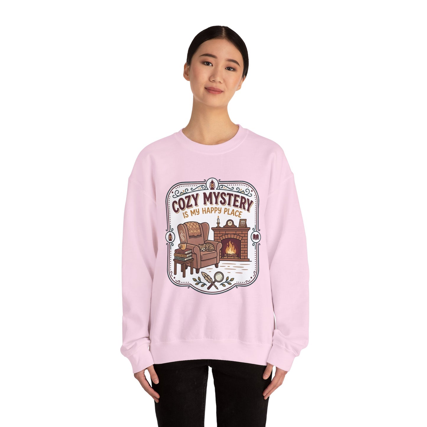 Cozy Mystery Is My Happy Place Crewneck