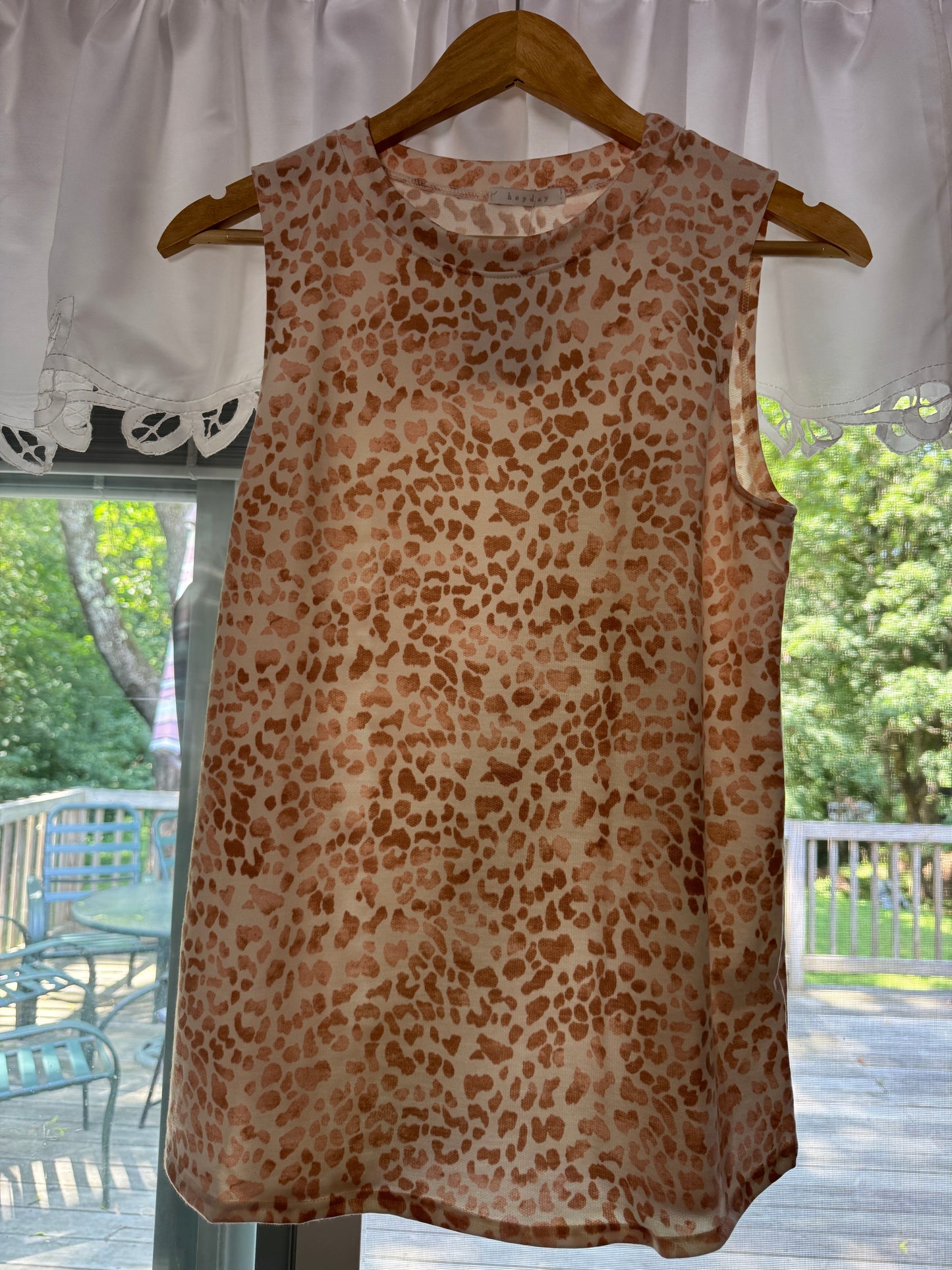 Coastal Leopard Sleeveless Tank