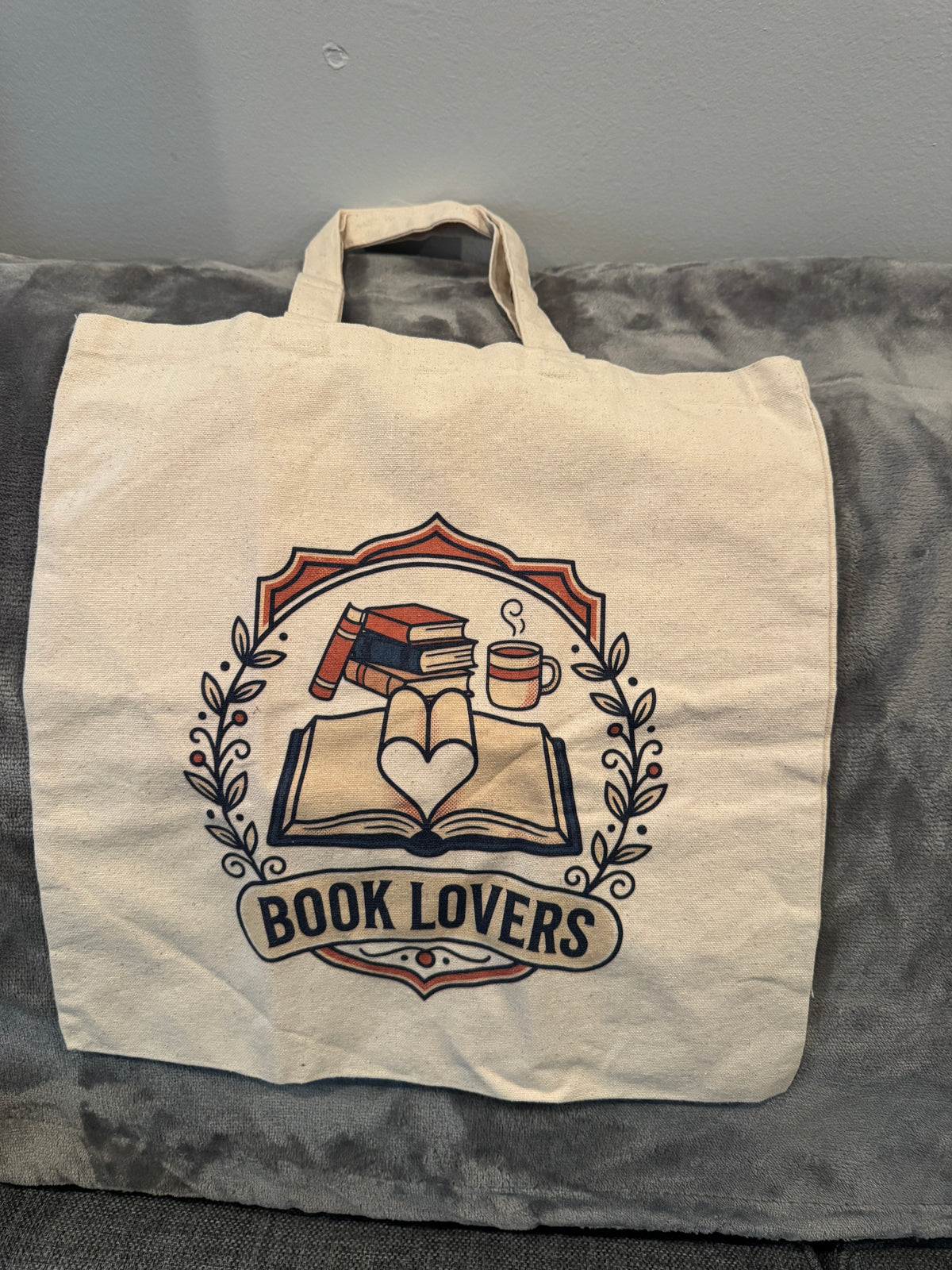 Book Lovers Cozy Reading Tote