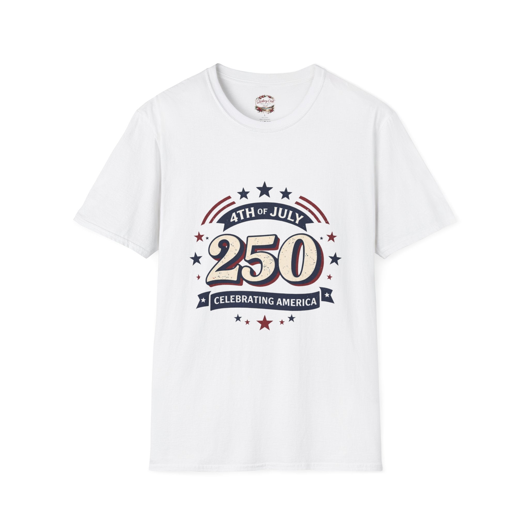 "4th of July 250 Celebrating America" Tee