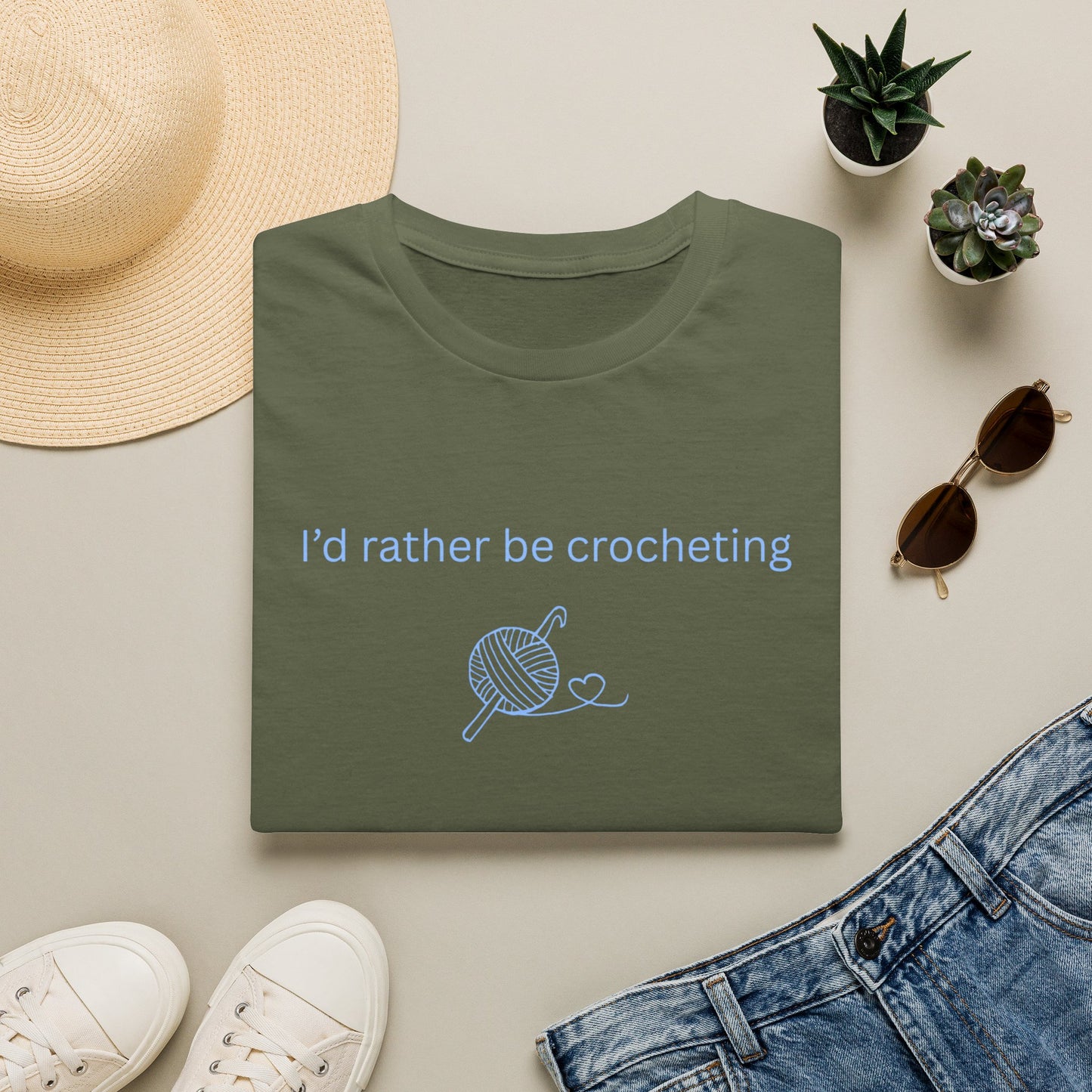 I'd Rather Be Crocheting T-Shirt