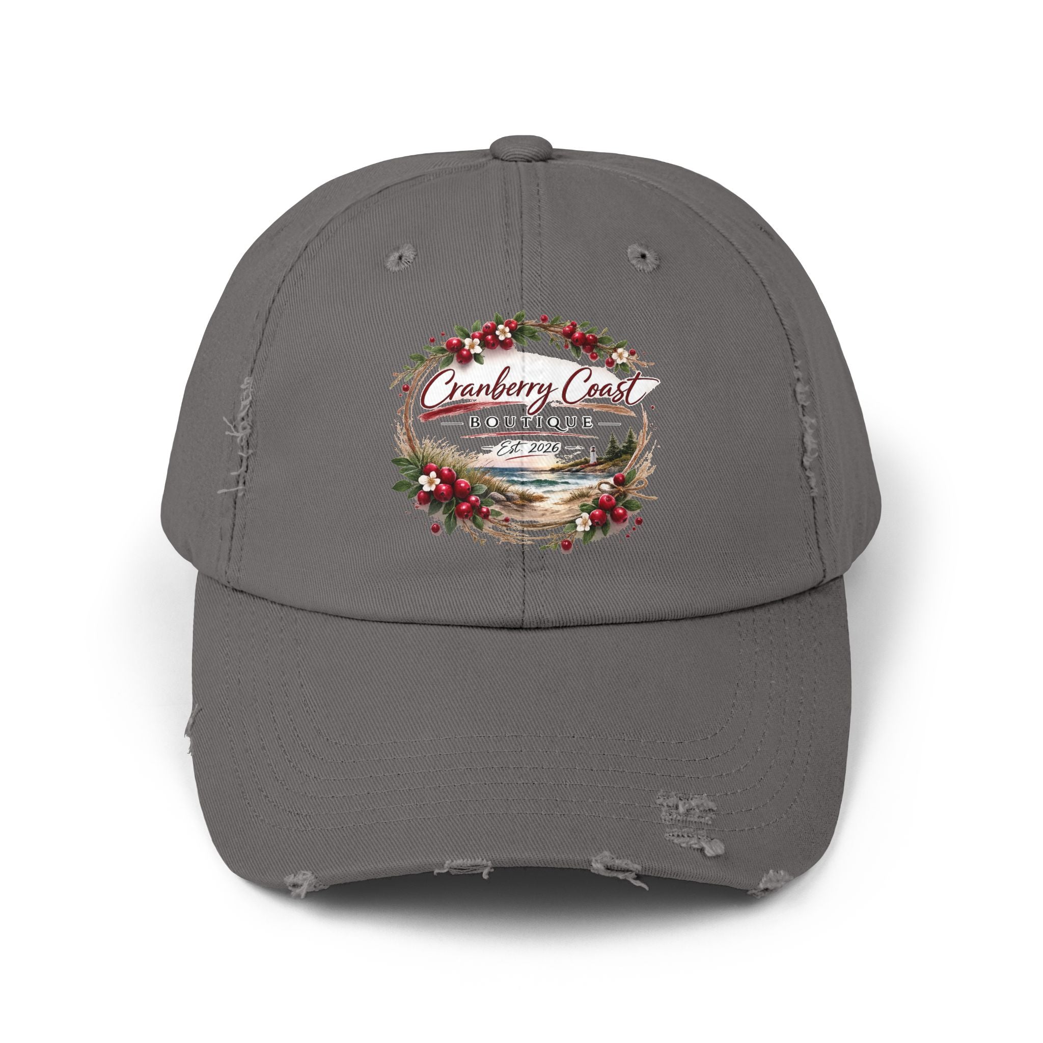 Cranberry Coast Boutique Distressed Hat