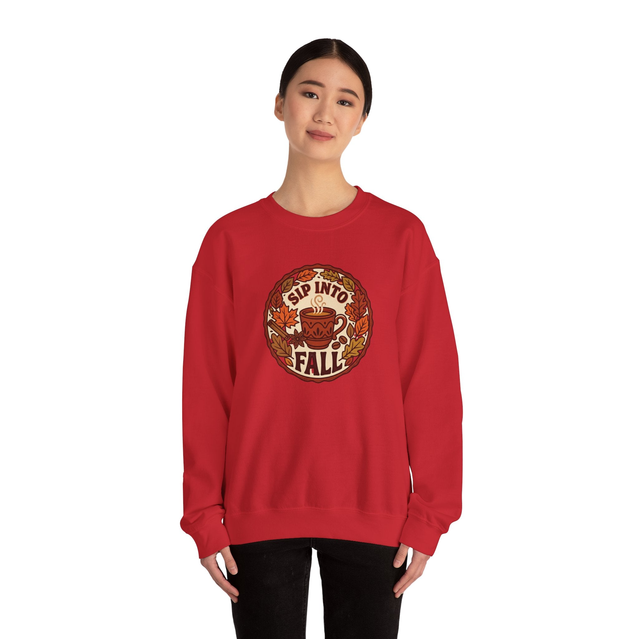 Sip Into Fall Crewneck