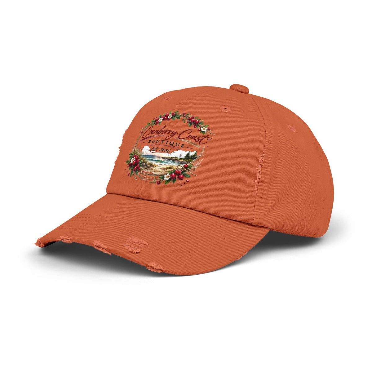 Cranberry Coast Boutique Distressed Hat