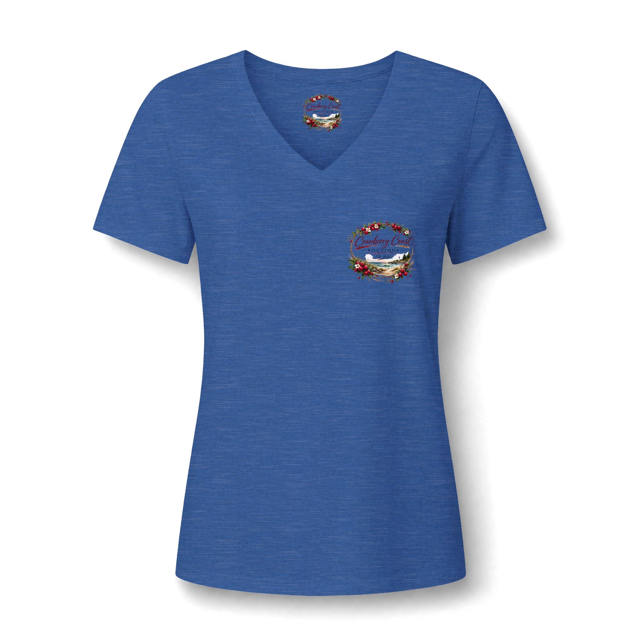 Cranberry Coast Boutique V-Neck Tee