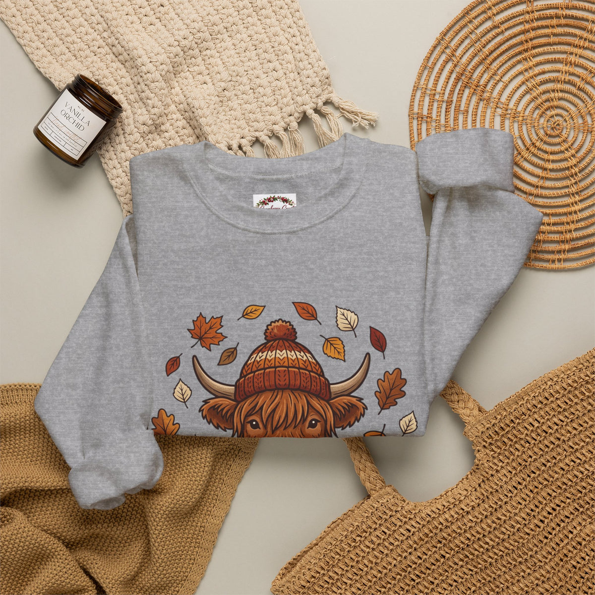 Highland Cow Fall Sweatshirt