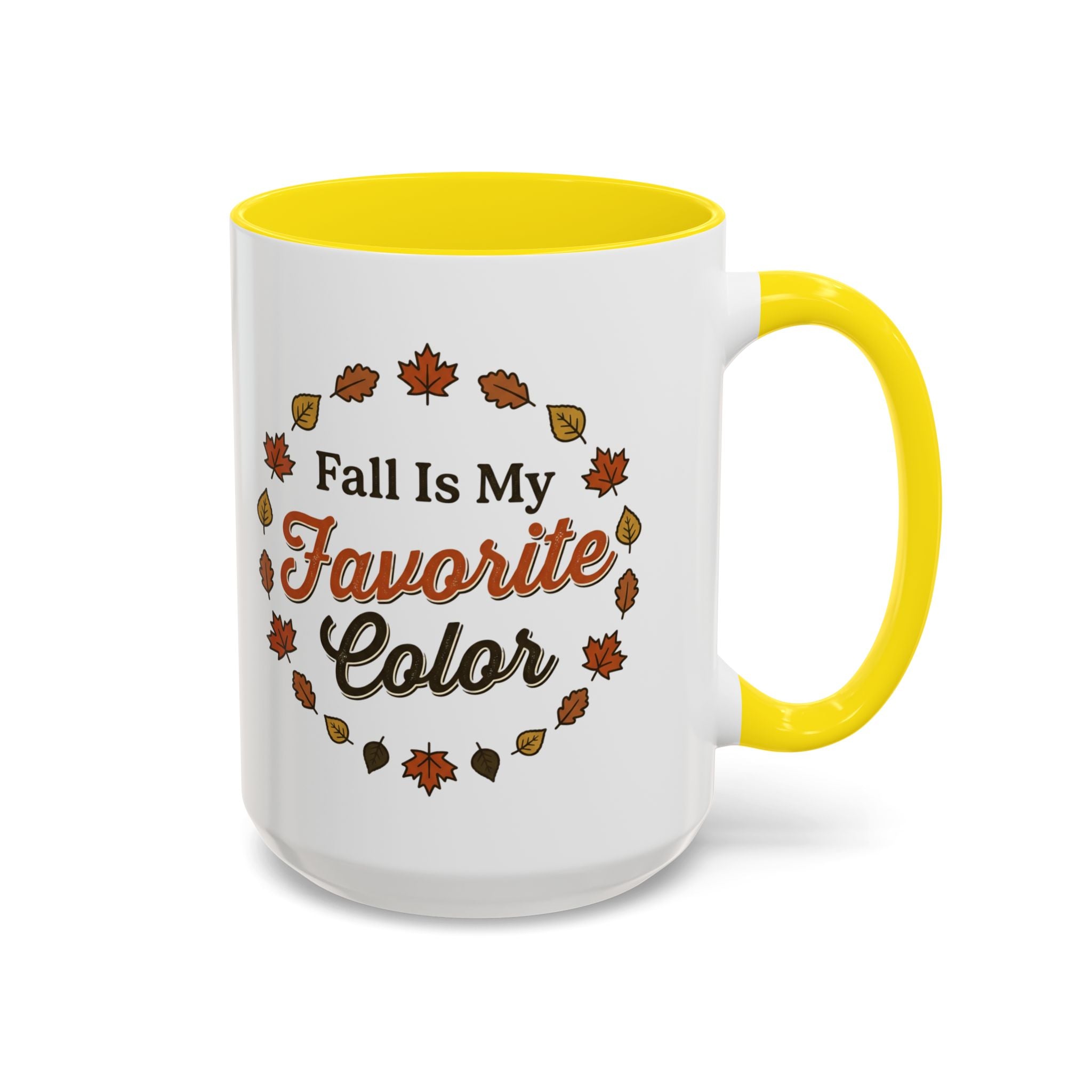 Fall Is My Favorite Color Accent Coffee Mug