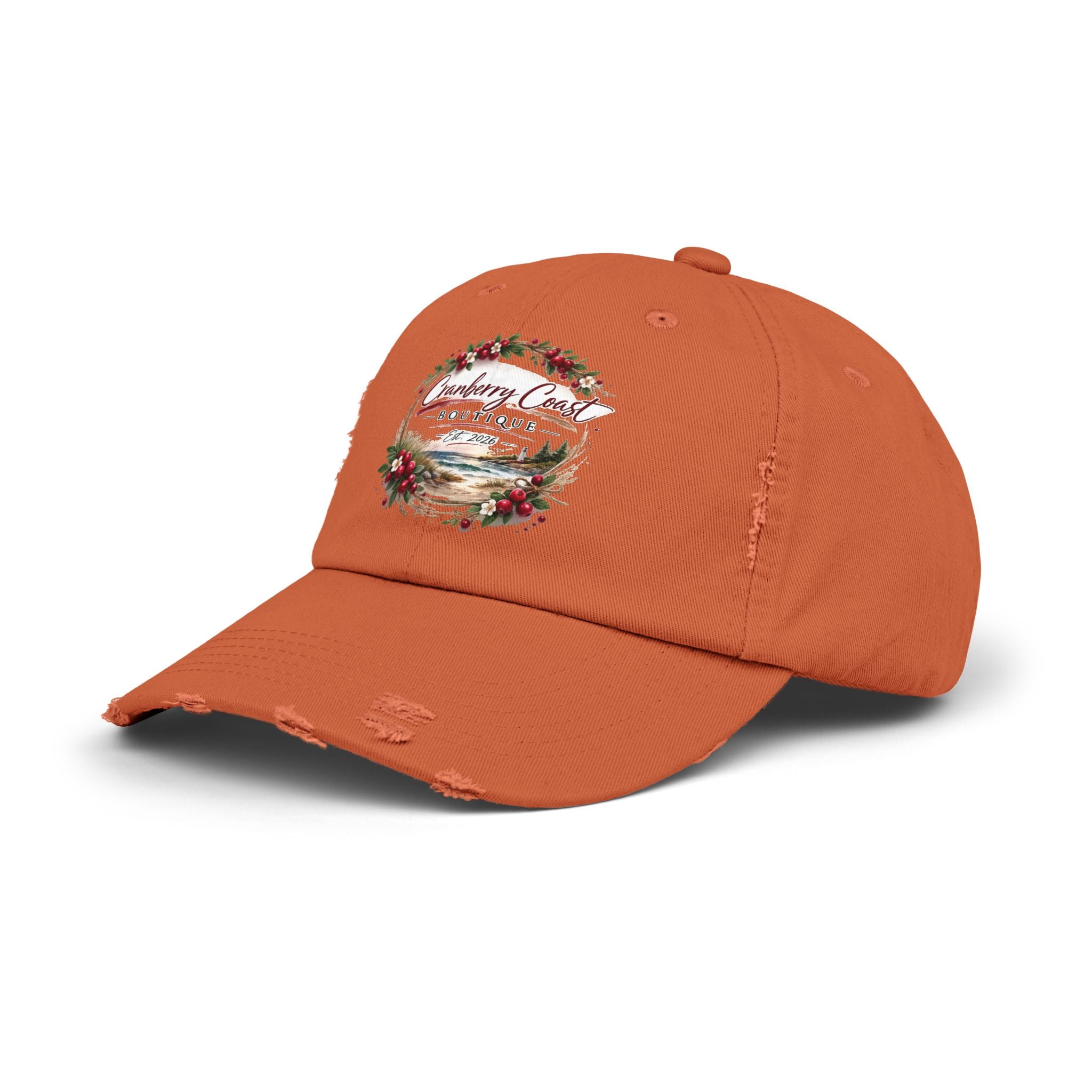 Cranberry Coast Boutique Distressed Hat