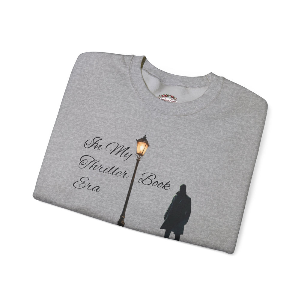 In My Thriller Book Era Black Lettering Crewneck