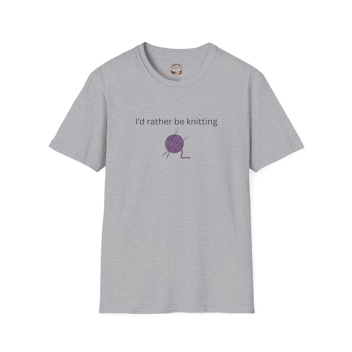 I'd Rather Be Knitting Graphic Tee