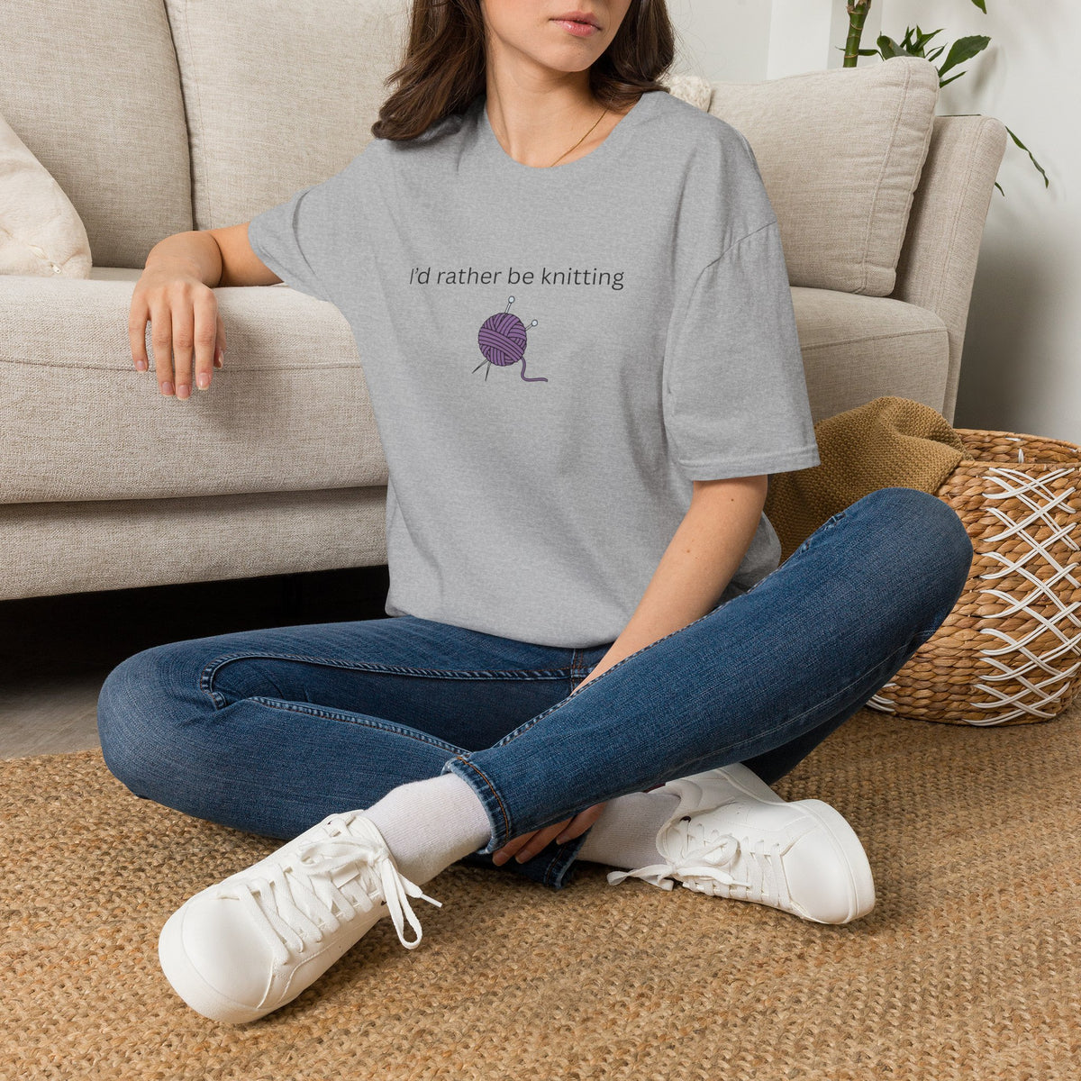 I'd Rather Be Knitting Graphic Tee