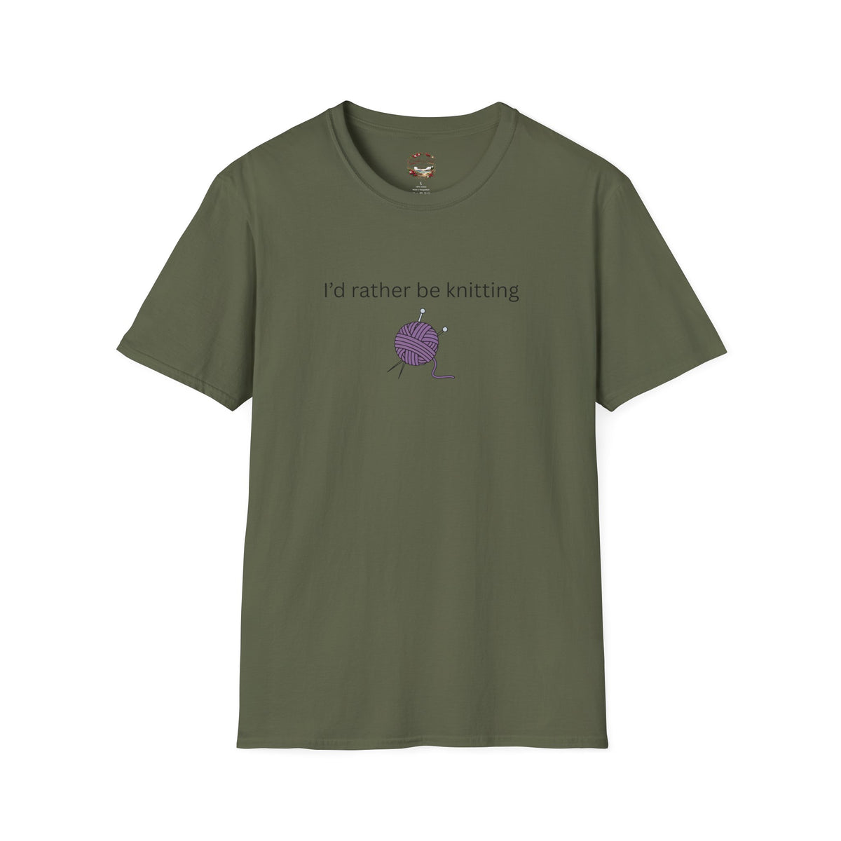 I'd Rather Be Knitting Graphic Tee