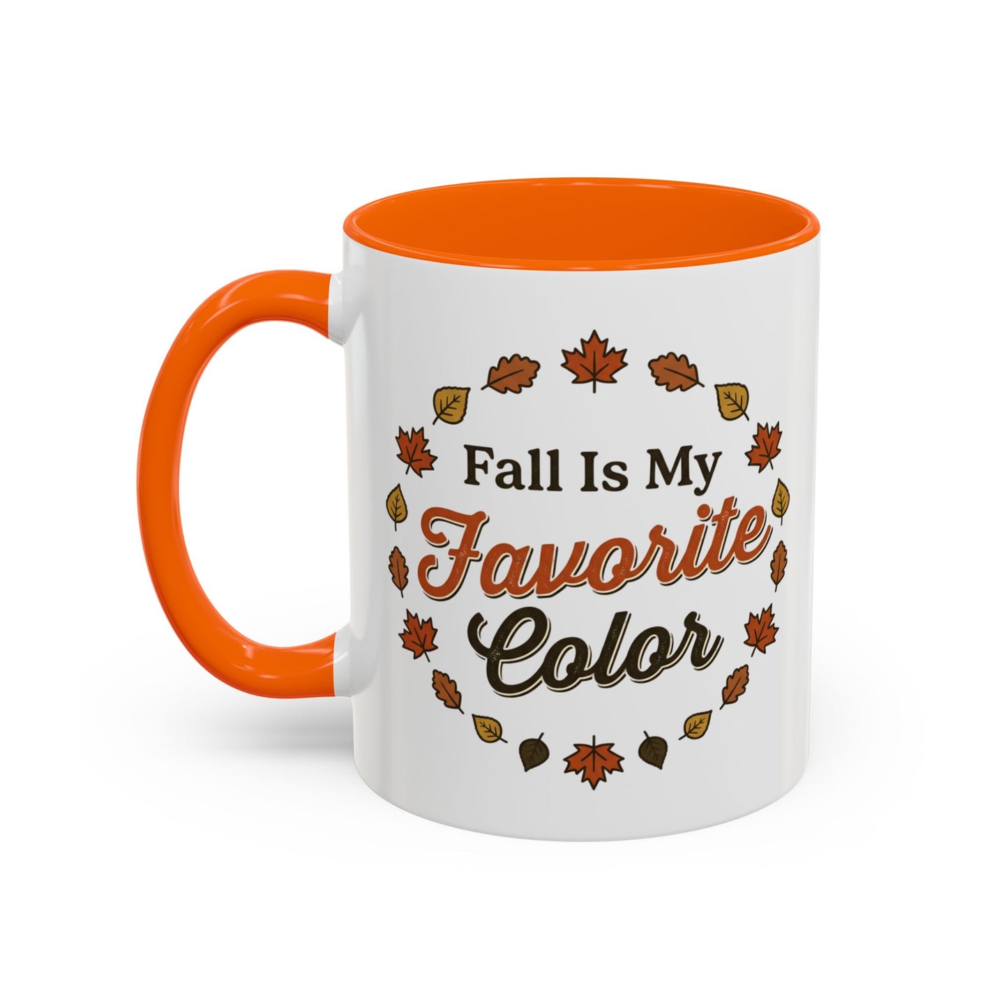 Fall Is My Favorite Color Accent Coffee Mug
