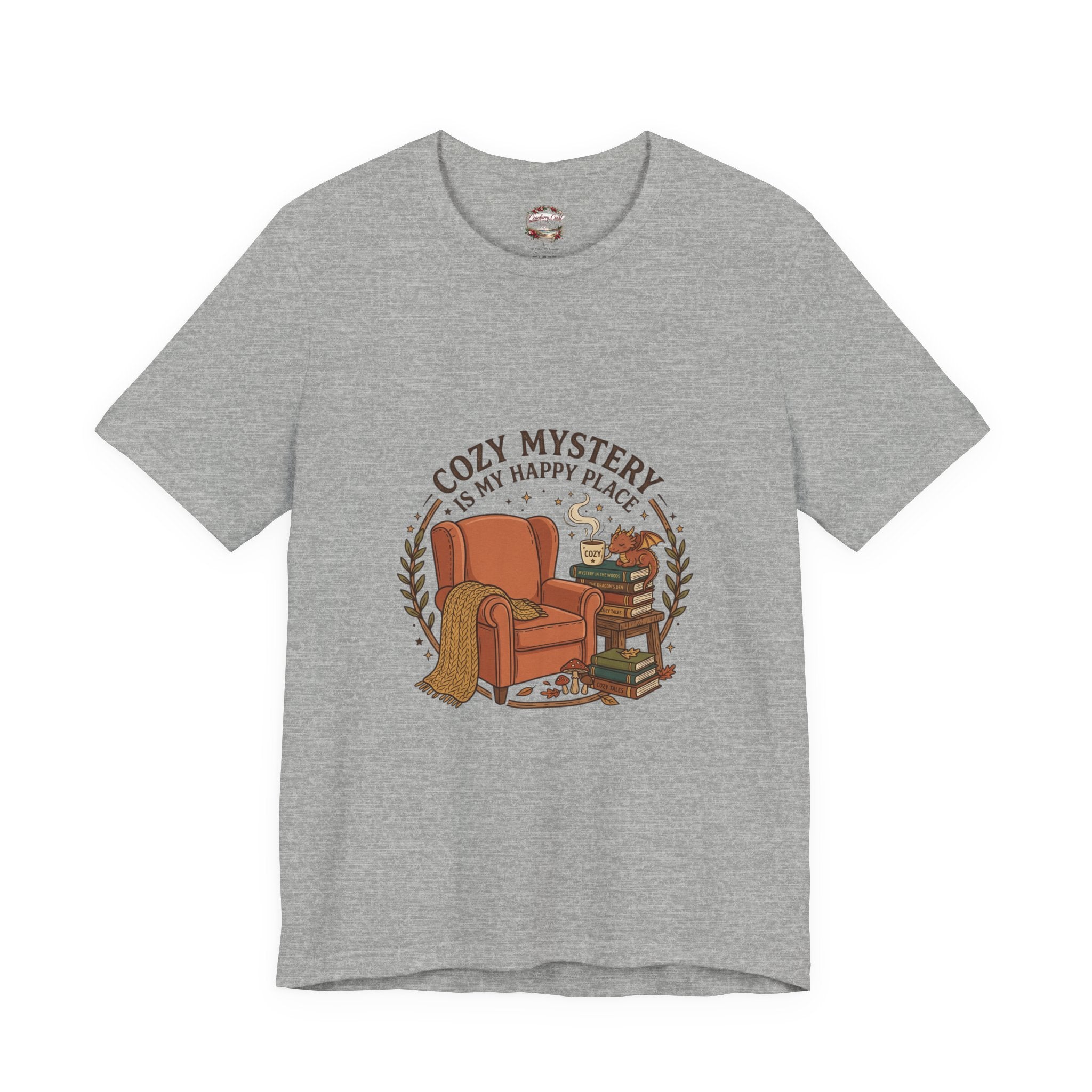"Cozy Mystery Is My Happy Place" Tee