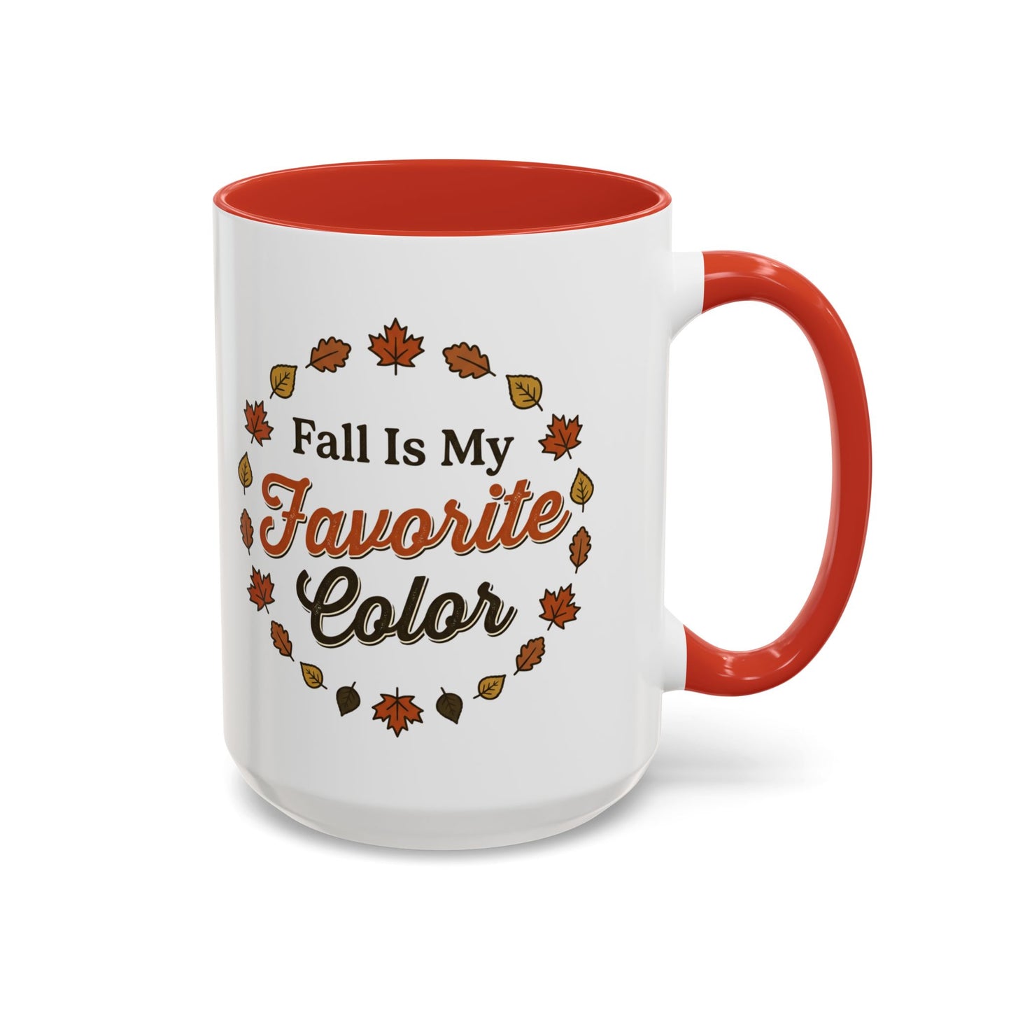 Fall Is My Favorite Color Accent Coffee Mug