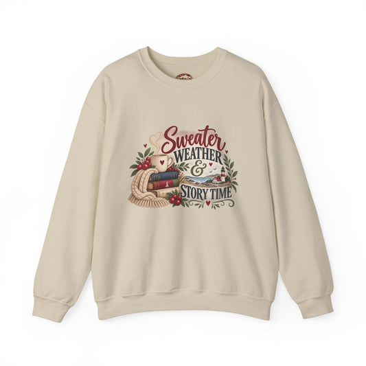 Sweater Weather & Story Time Crewneck