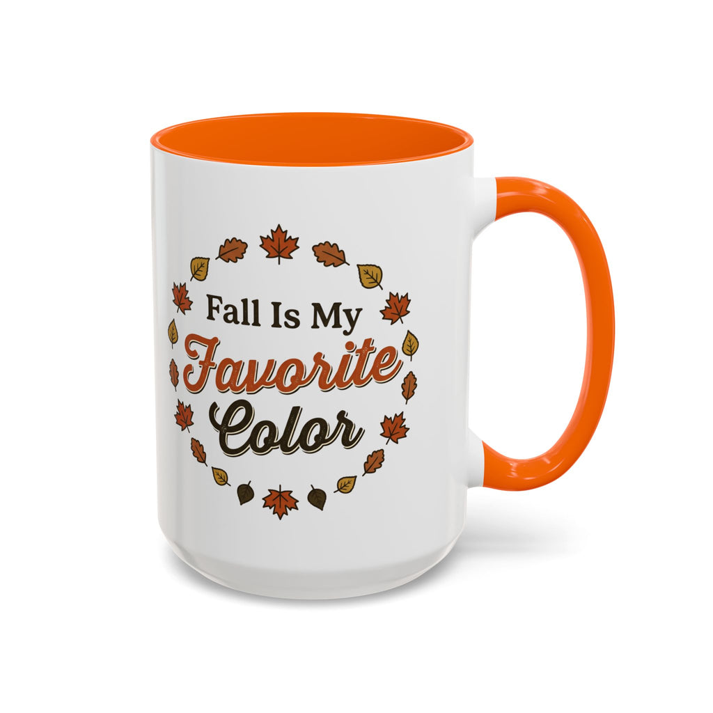 Fall Is My Favorite Color Accent Coffee Mug