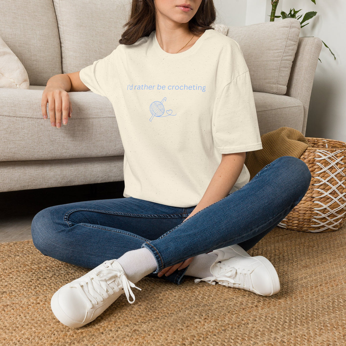 I'd Rather Be Crocheting Tee