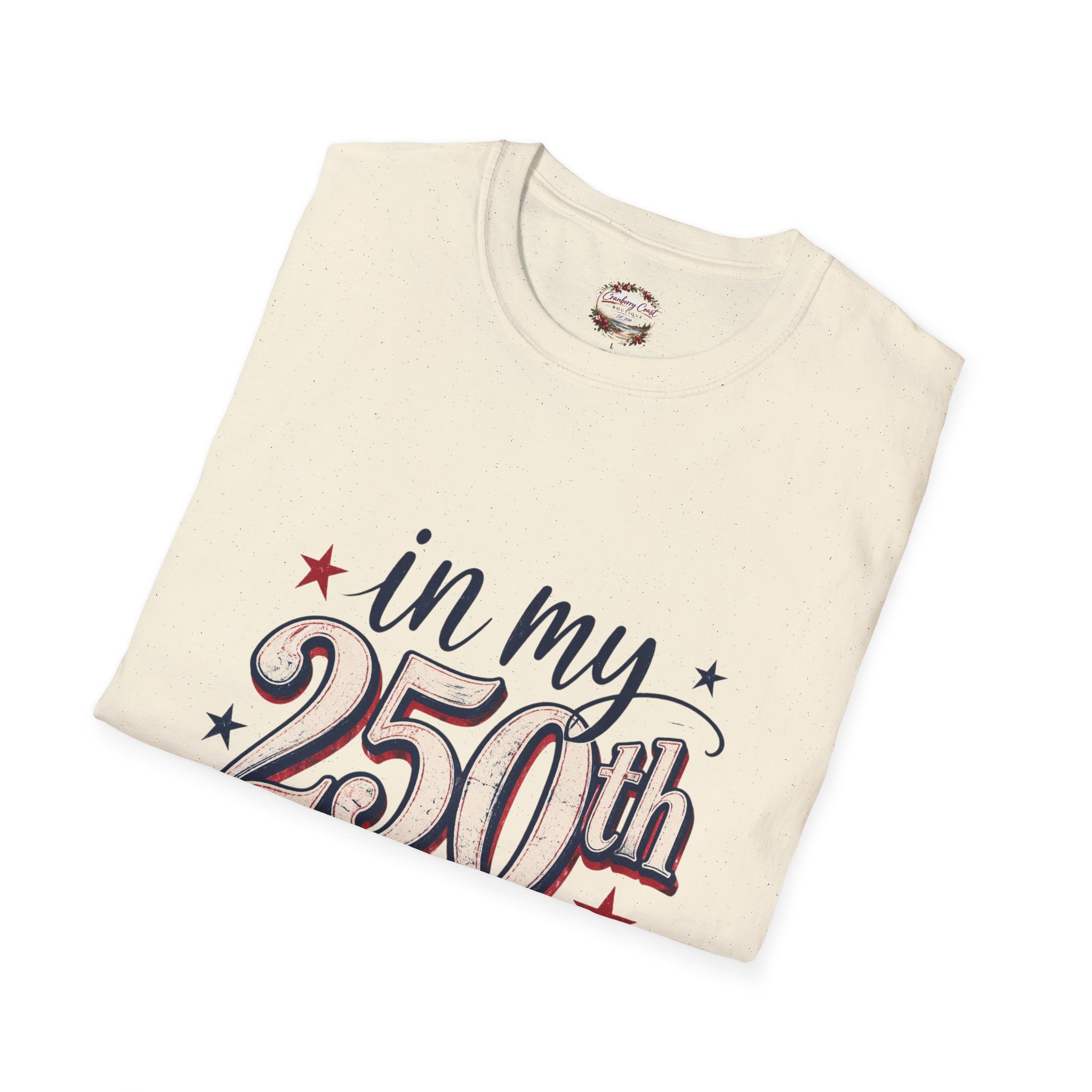 In My 250th Era Tee White Logo