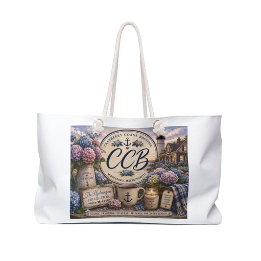 Nautical Hydrangea Travel Tote