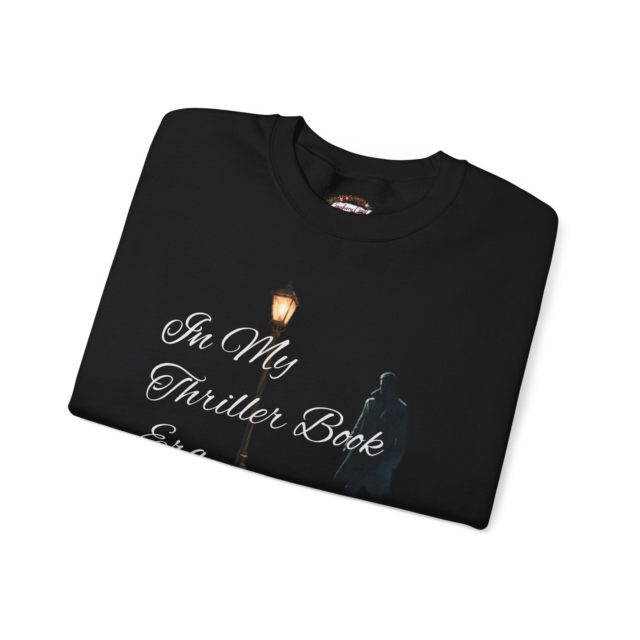 In My Thriller Book Era White Lettering Crewneck