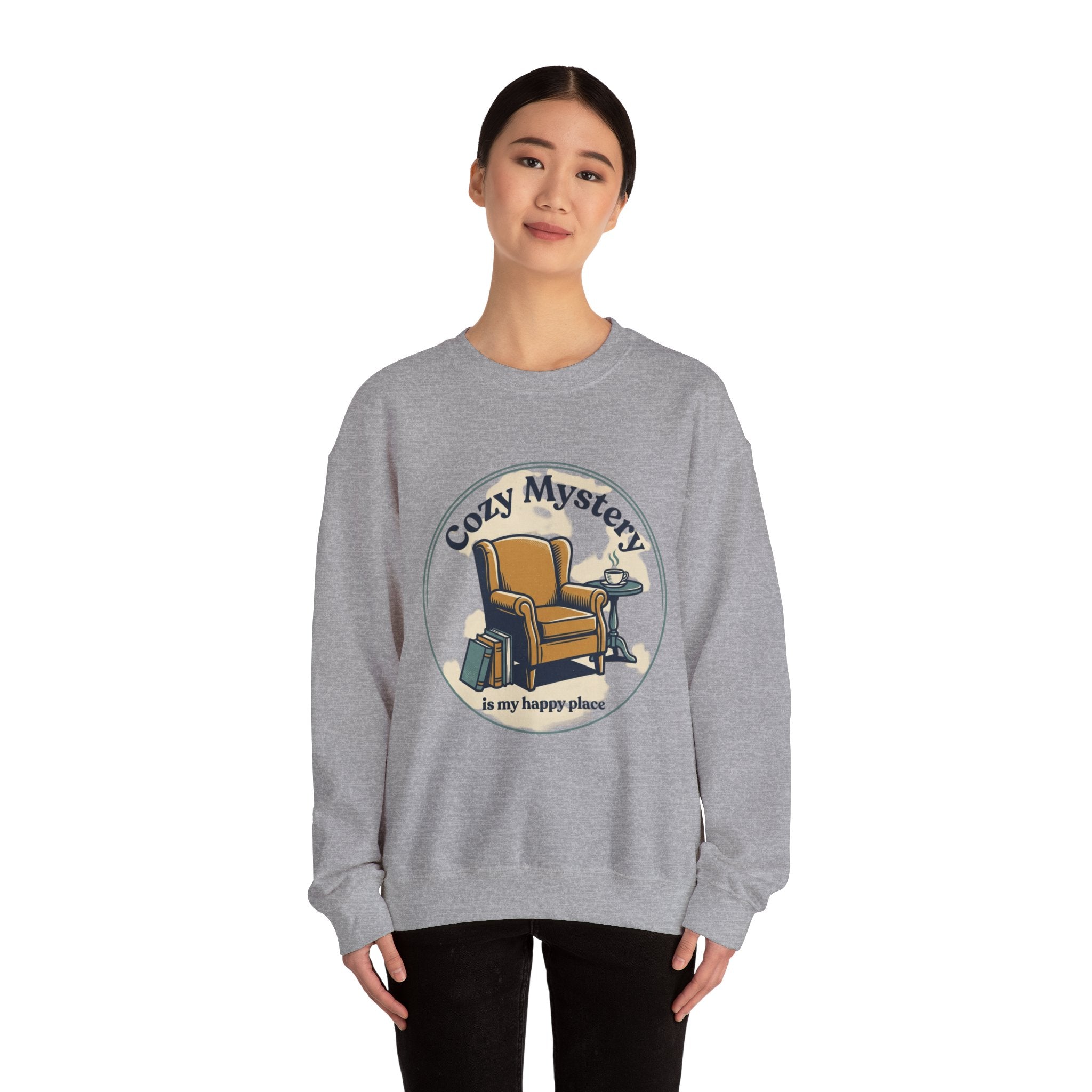 Cozy Mystery Is My Happy Place Crewneck