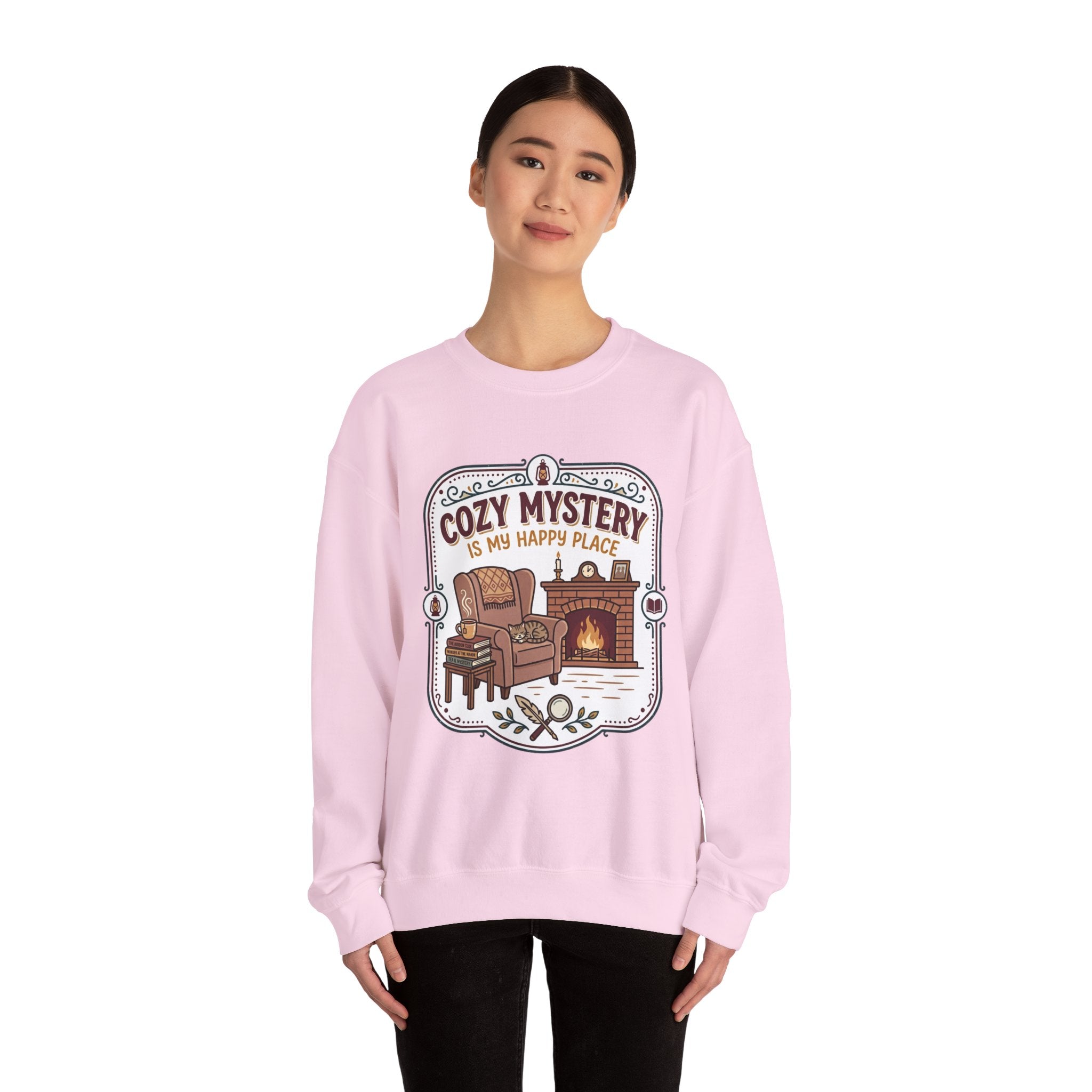 Cozy Mystery Is My Happy Place Crewneck