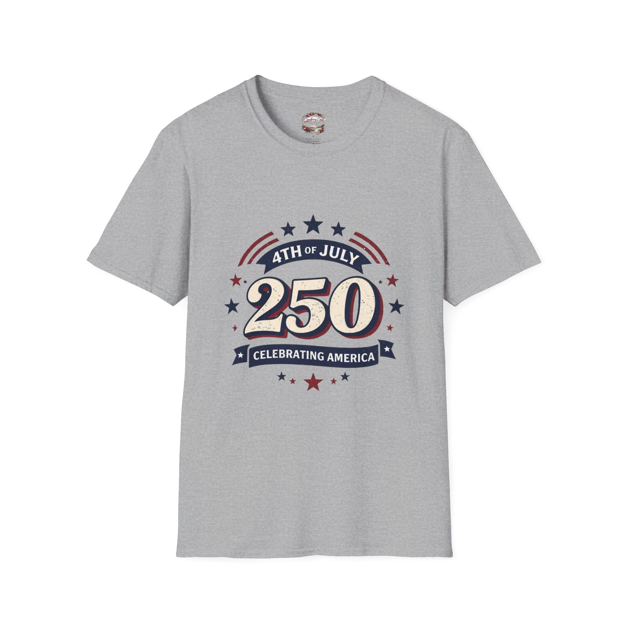 "4th of July 250 Celebrating America" Tee