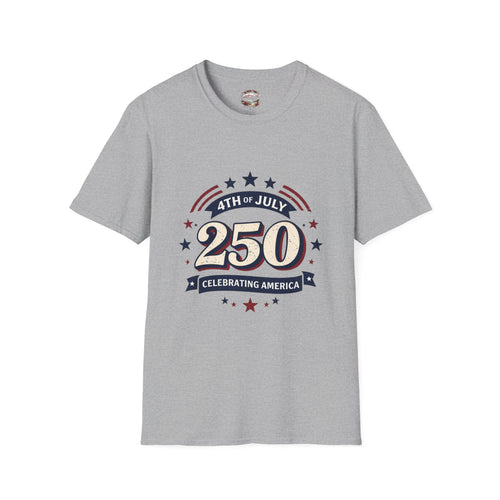 "4th of July 250 Celebrating America" Tee