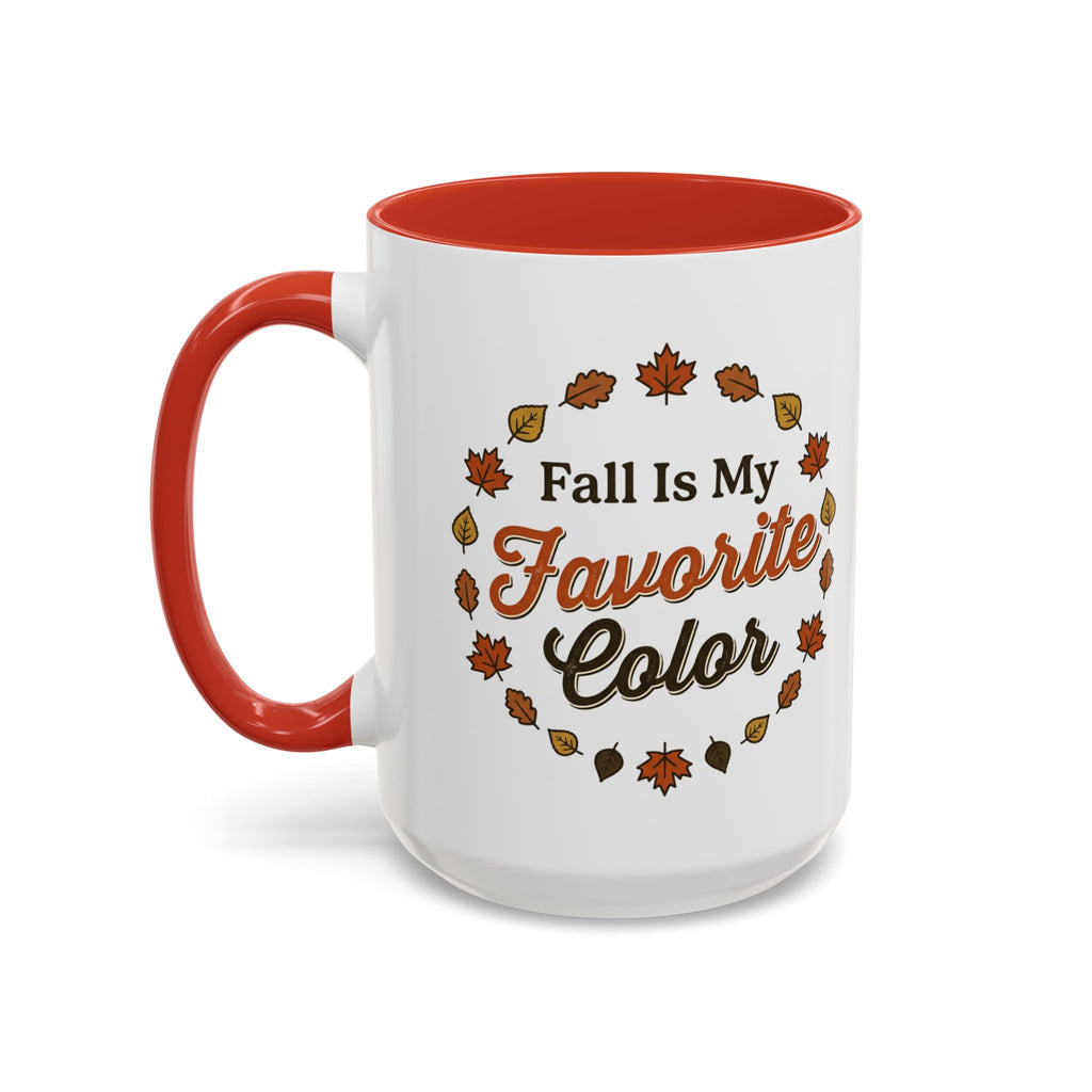 Fall Is My Favorite Color Accent Coffee Mug