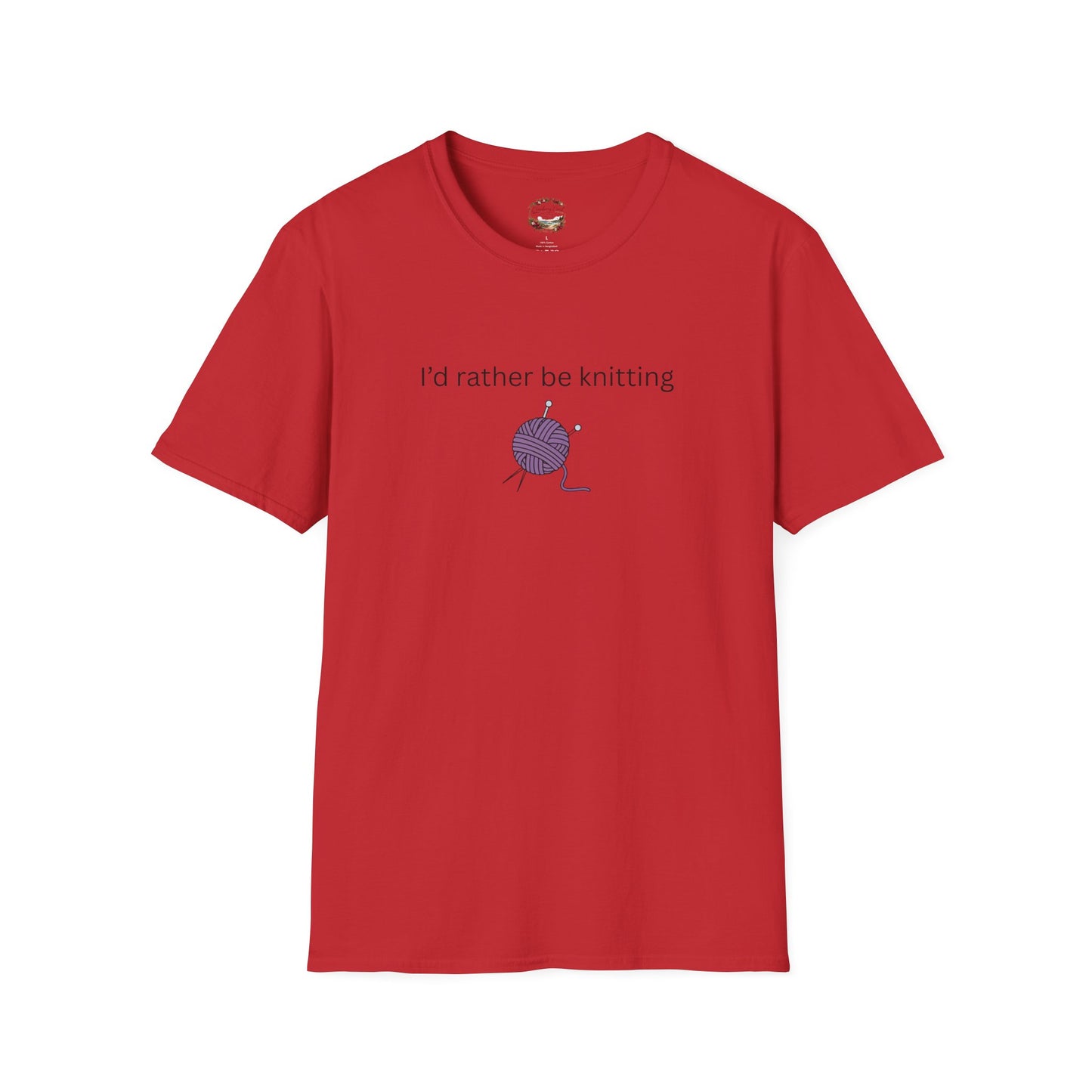I'd Rather Be Knitting Graphic Tee