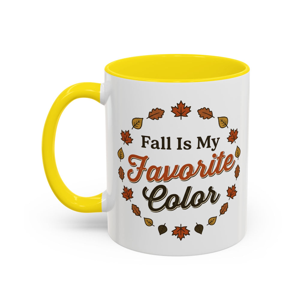 Fall Is My Favorite Color Accent Coffee Mug