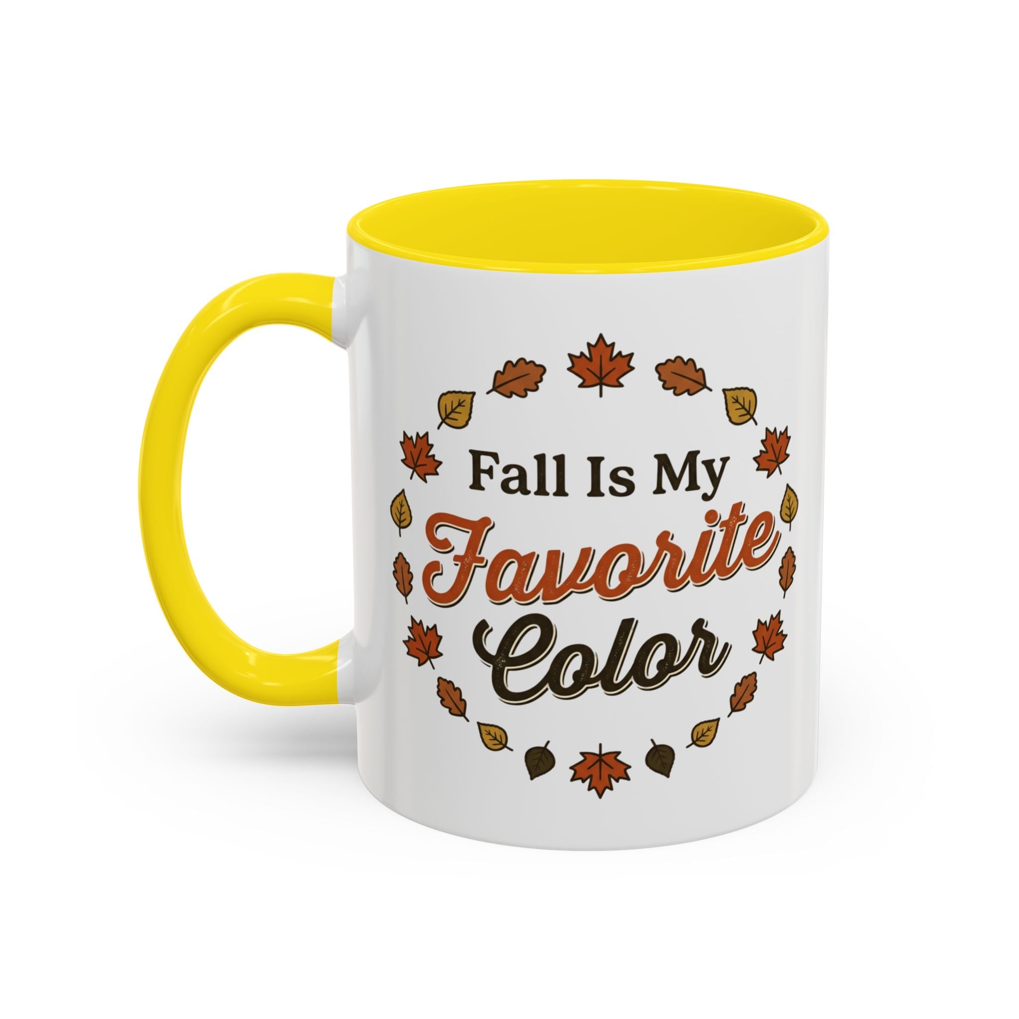 Fall Is My Favorite Color Accent Coffee Mug