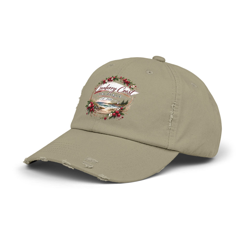Cranberry Coast Boutique Distressed Hat