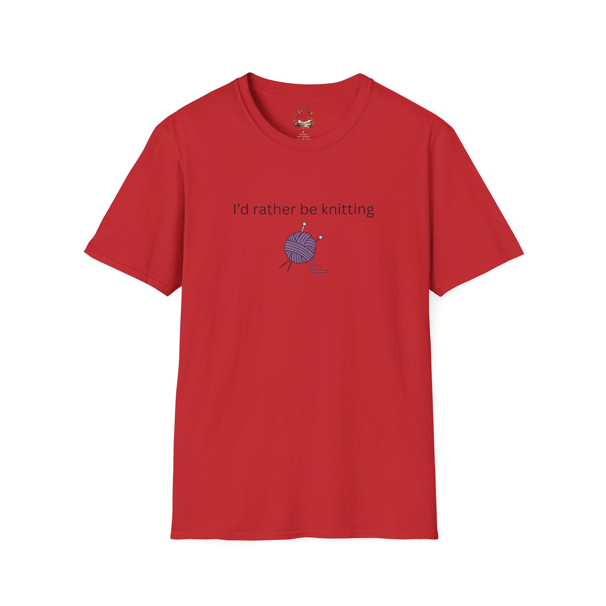 I'd Rather Be Knitting Graphic Tee