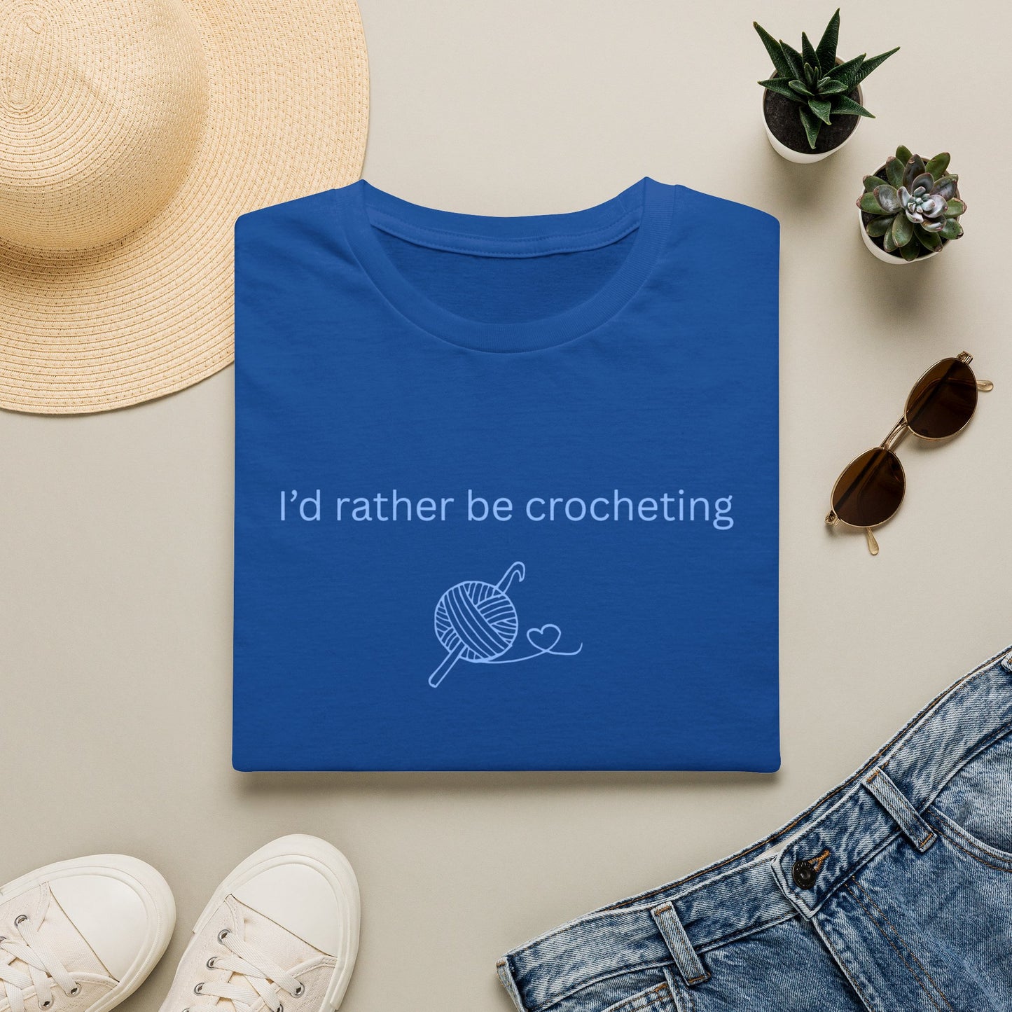 I'd Rather Be Crocheting T-Shirt