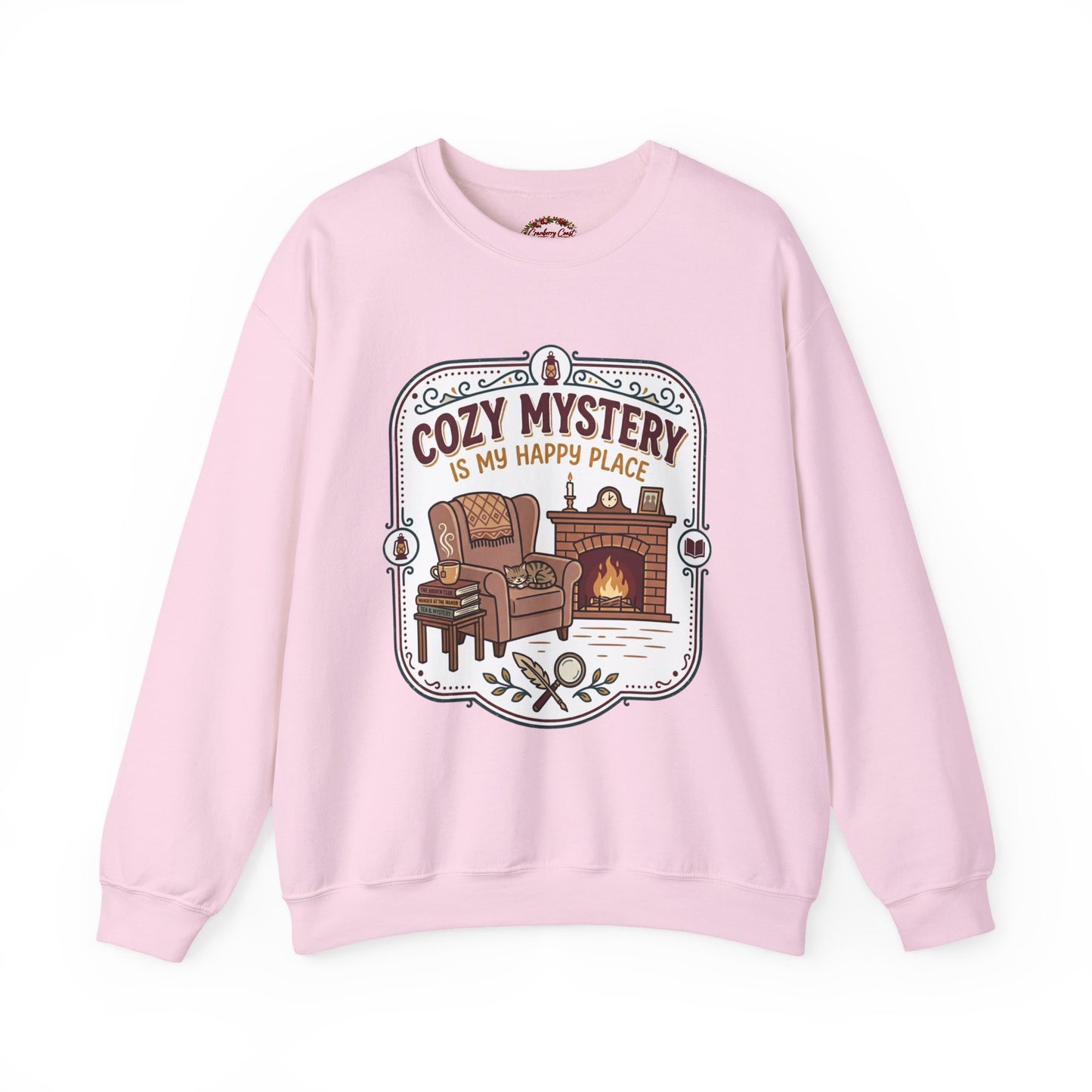 Cozy Mystery Is My Happy Place Crewneck
