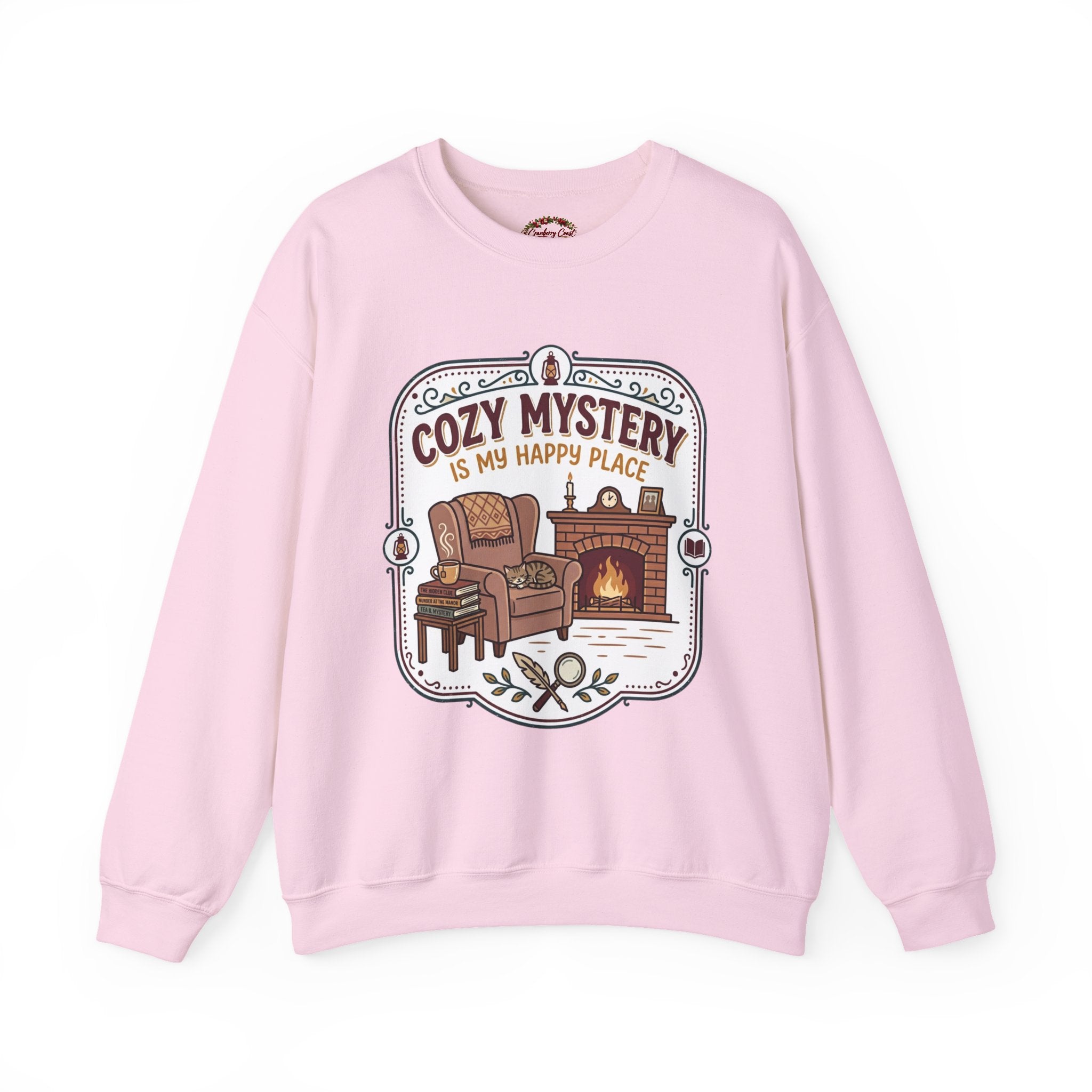 Cozy Mystery Is My Happy Place Crewneck