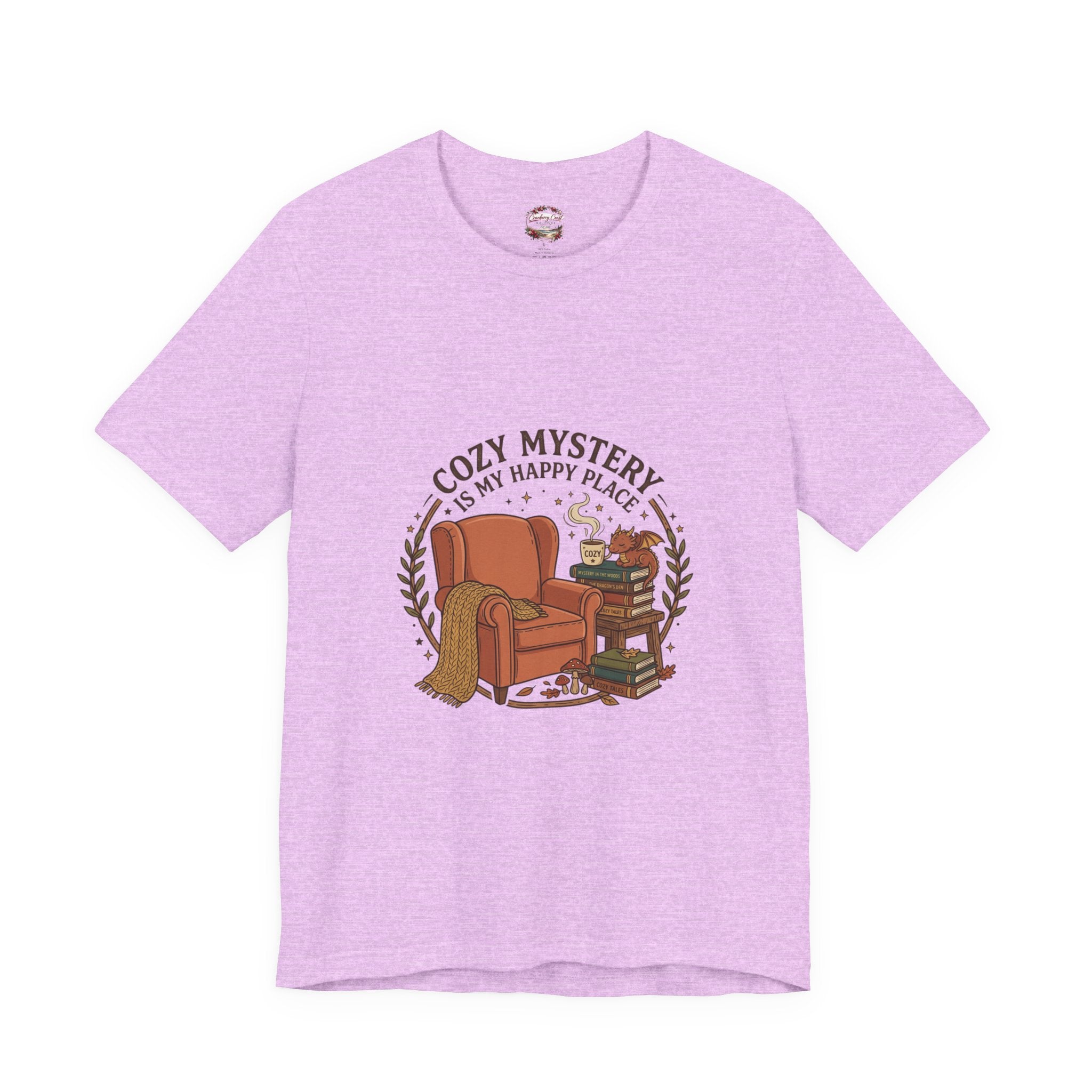 "Cozy Mystery Is My Happy Place" Tee