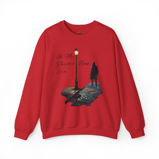 In My Thriller Book Era Black Lettering Crewneck
