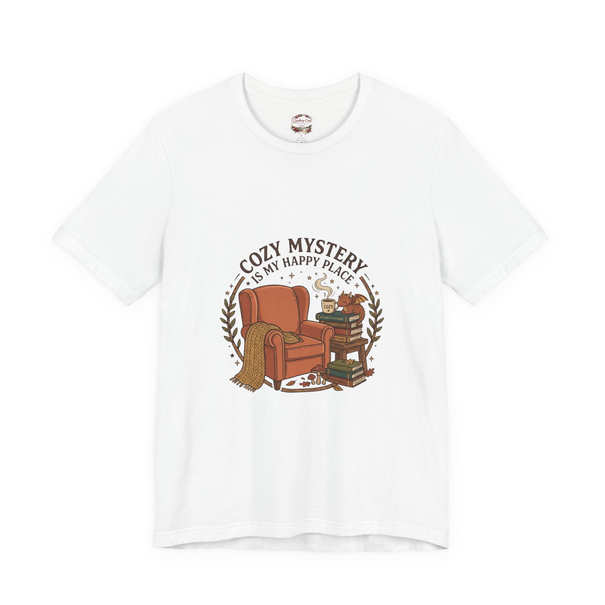 "Cozy Mystery Is My Happy Place" Tee