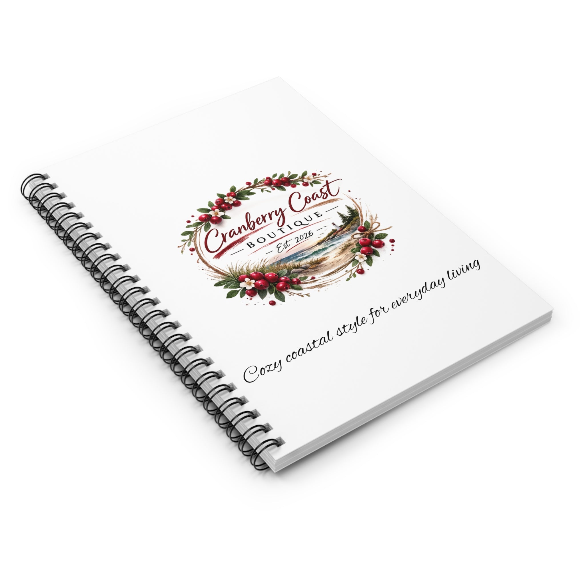 Cranberry Coast Boutique Notebook