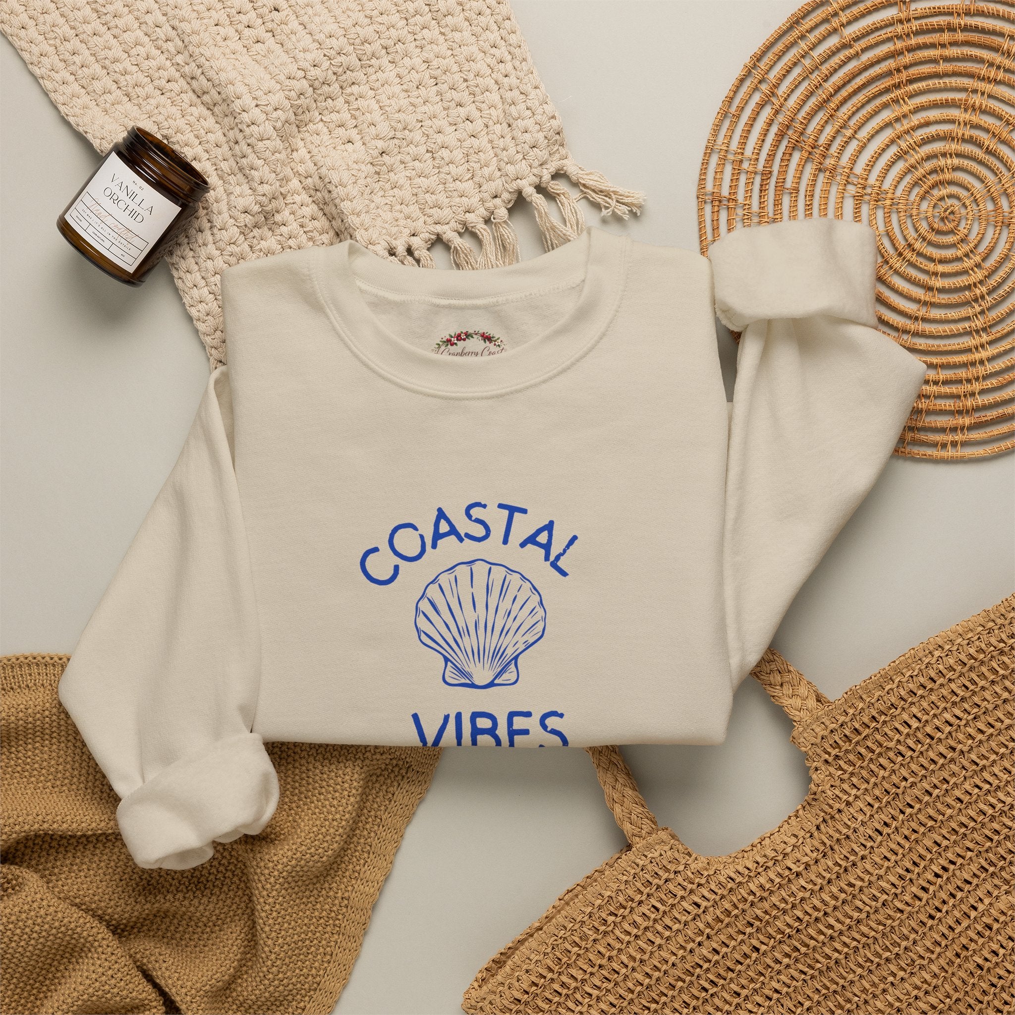 Coastal Vibes Crewneck