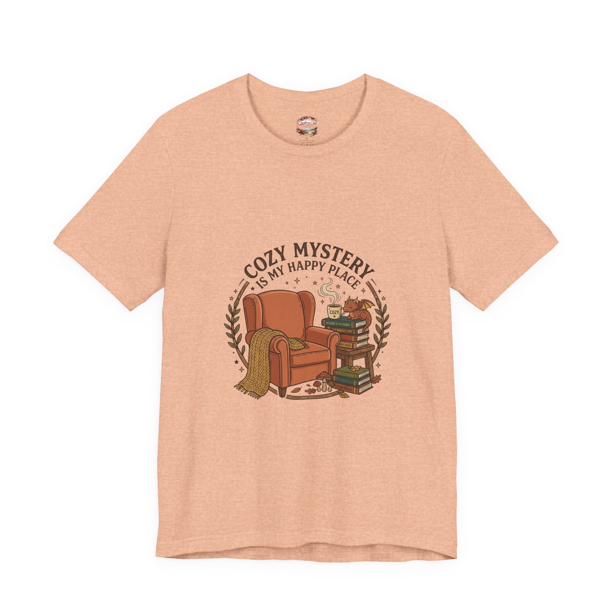 "Cozy Mystery Is My Happy Place" Tee