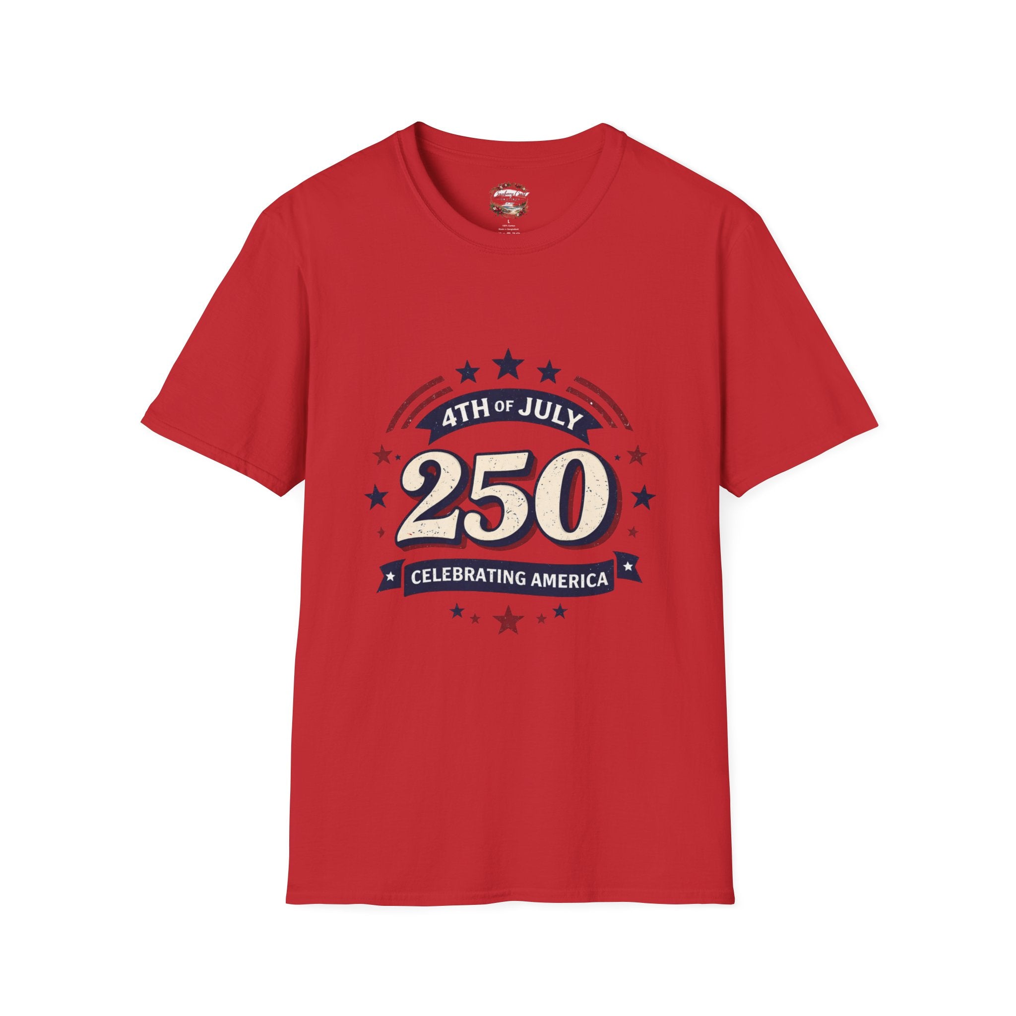 "4th of July 250 Celebrating America" Tee