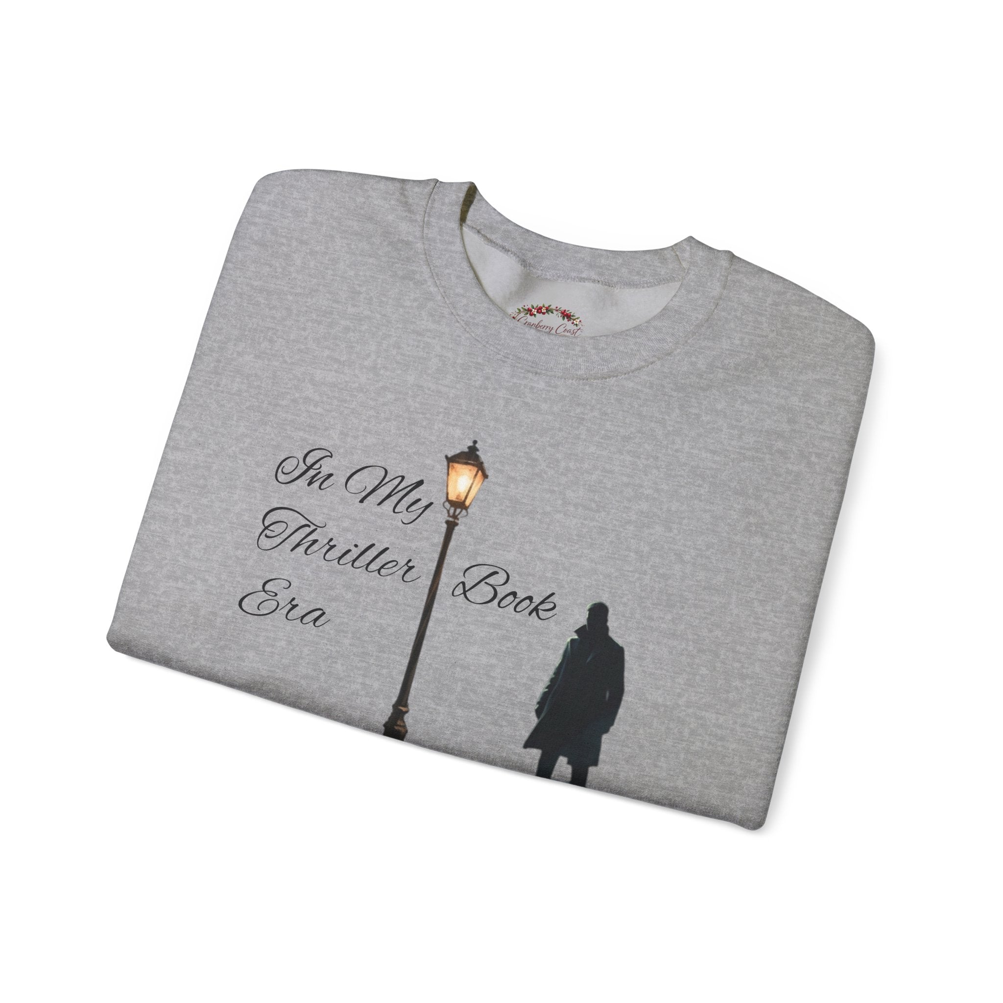 In My Thriller Book Era Black Lettering Crewneck