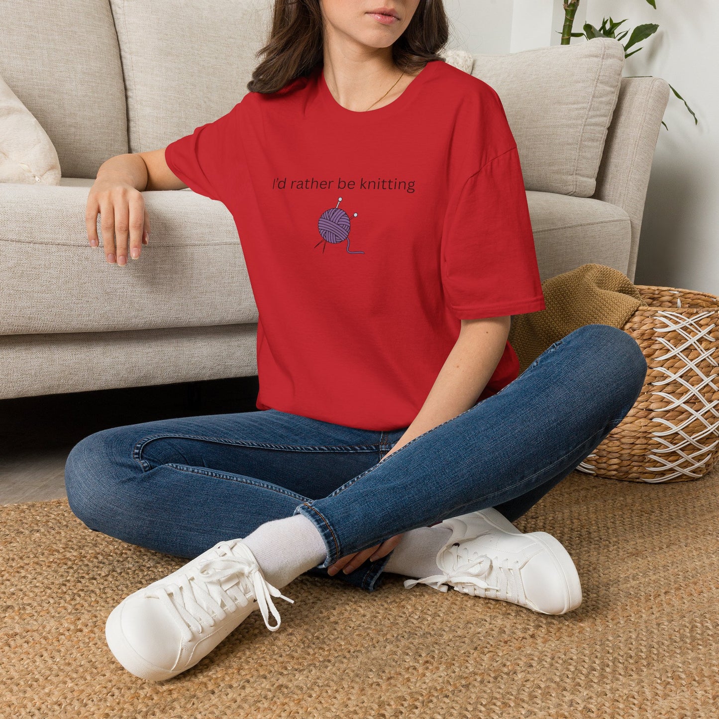 I'd Rather Be Knitting Graphic Tee