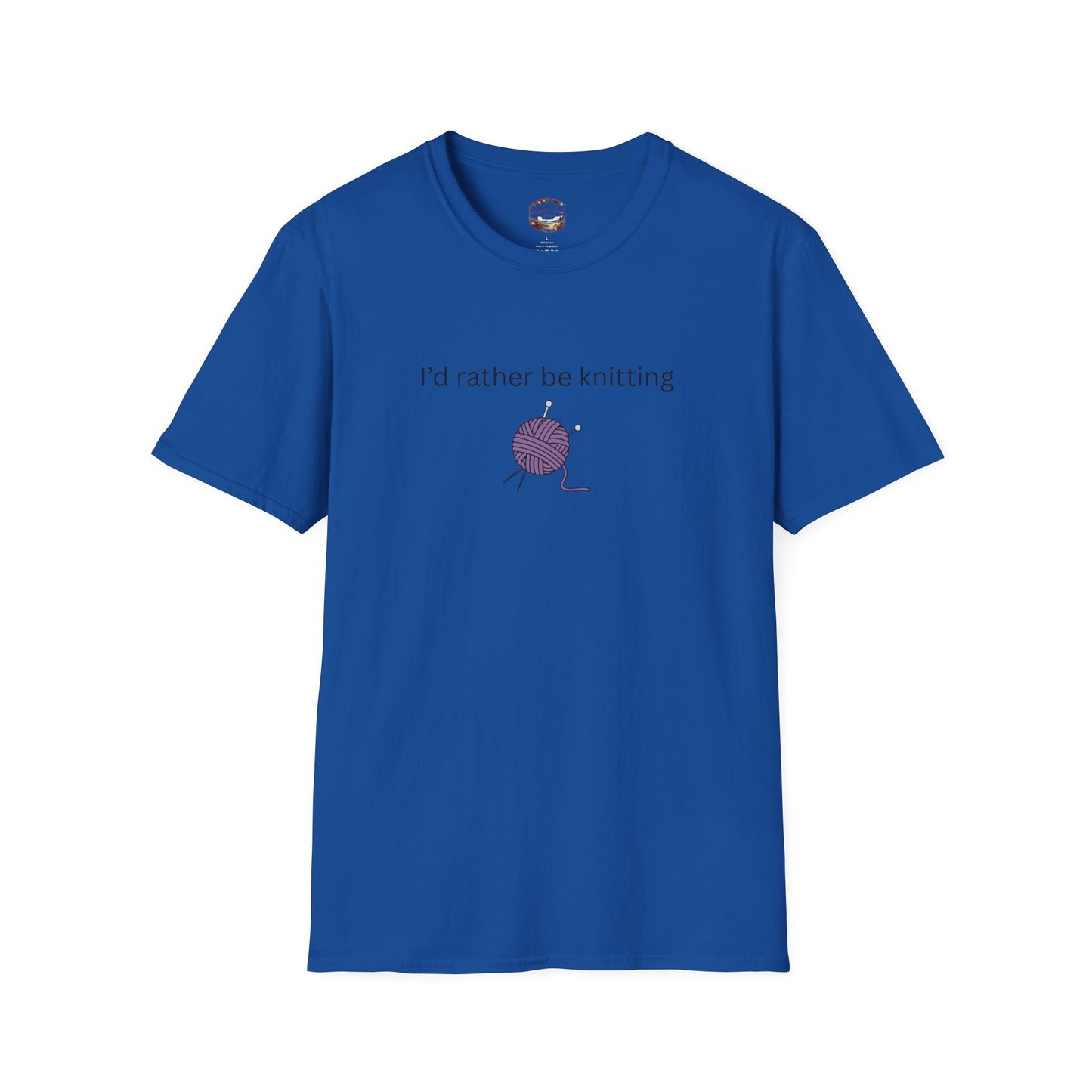 I'd Rather Be Knitting Graphic Tee