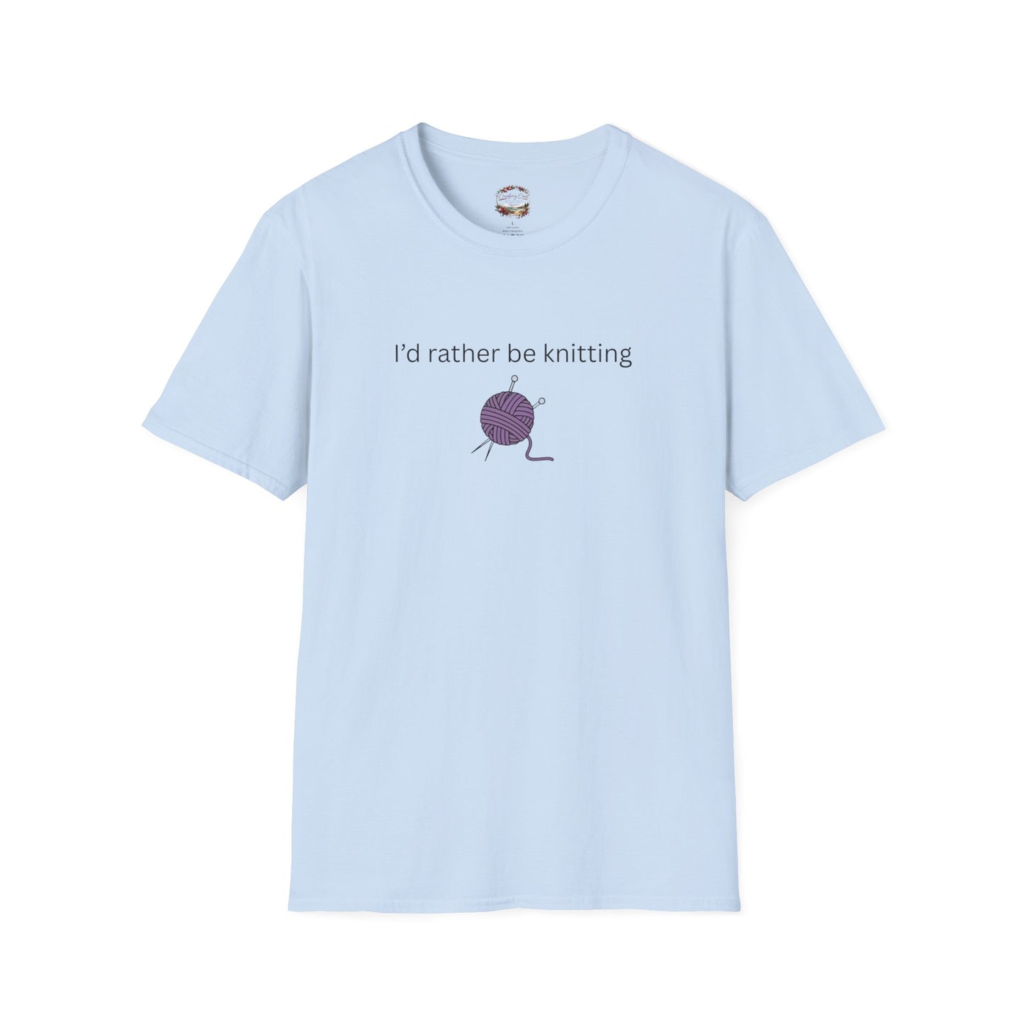 I'd Rather Be Knitting Graphic Tee